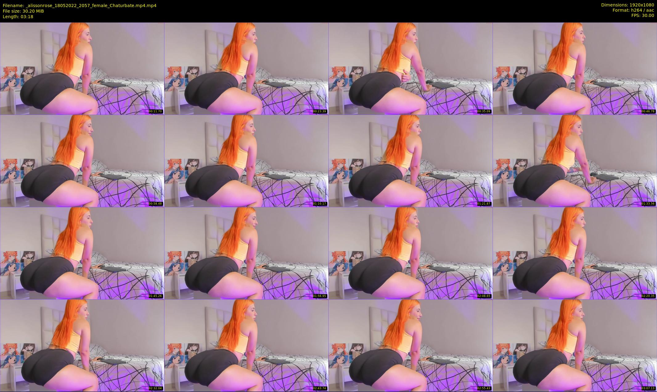 _alissonrose — 4 minute Chaturbate female cam show recording, 1080p, May 18, 2022