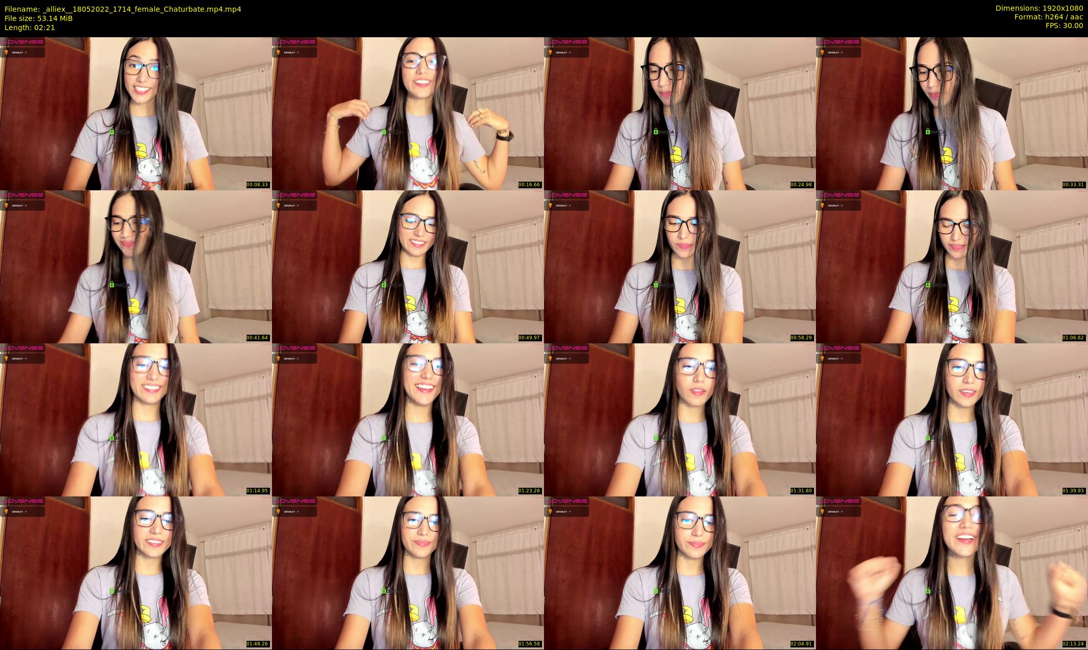 _alliex_ — 3 minute Chaturbate female cam show recording, 1080p, May 18, 2022