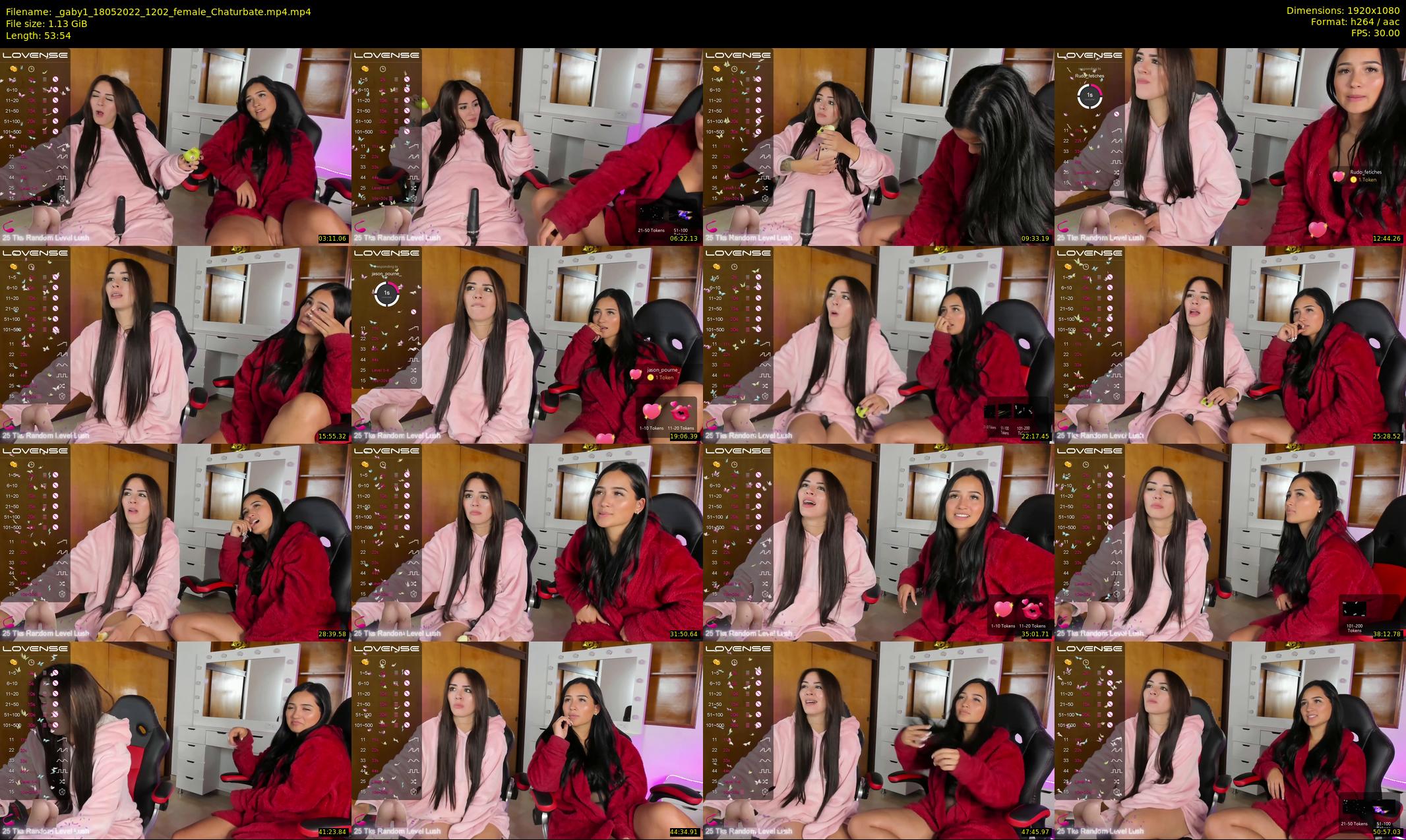 _gaby1 — 54 minute Chaturbate female cam show recording, 1080p, May 18, 2022