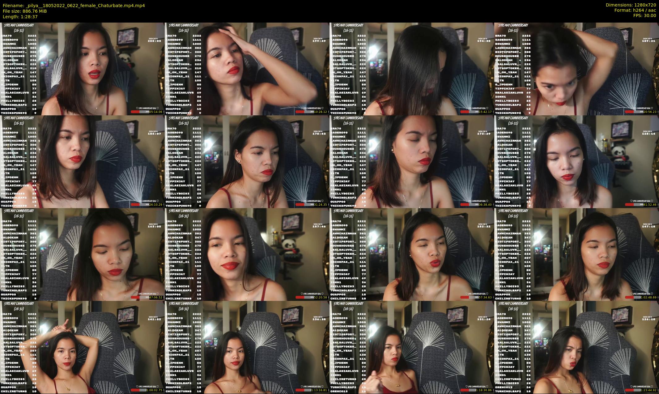 _pilya_ — 89 minute Chaturbate female cam show recording, 720p, May 18, 2022