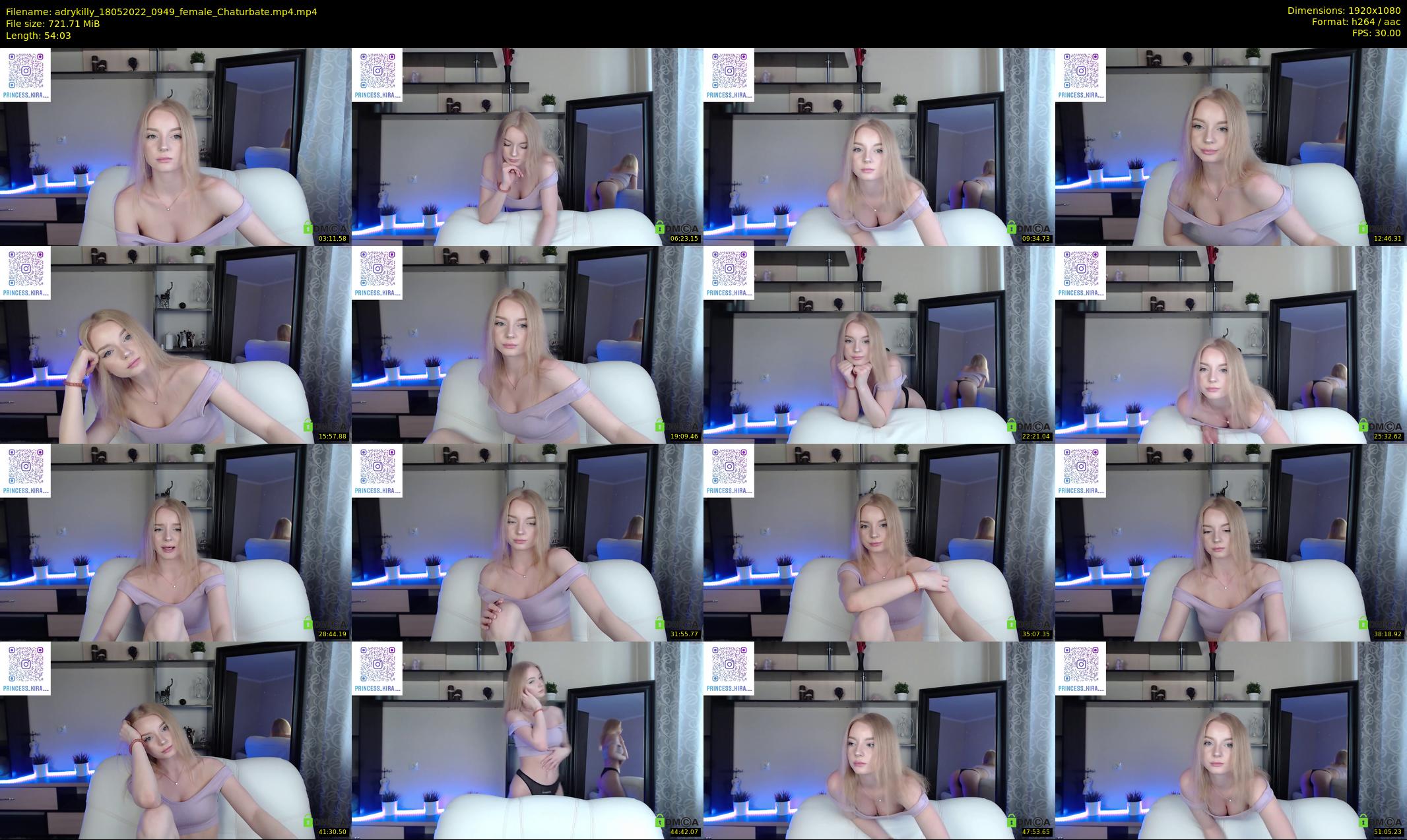 adrykilly — 55 minute Chaturbate female cam show recording, 1080p, May 18, 2022