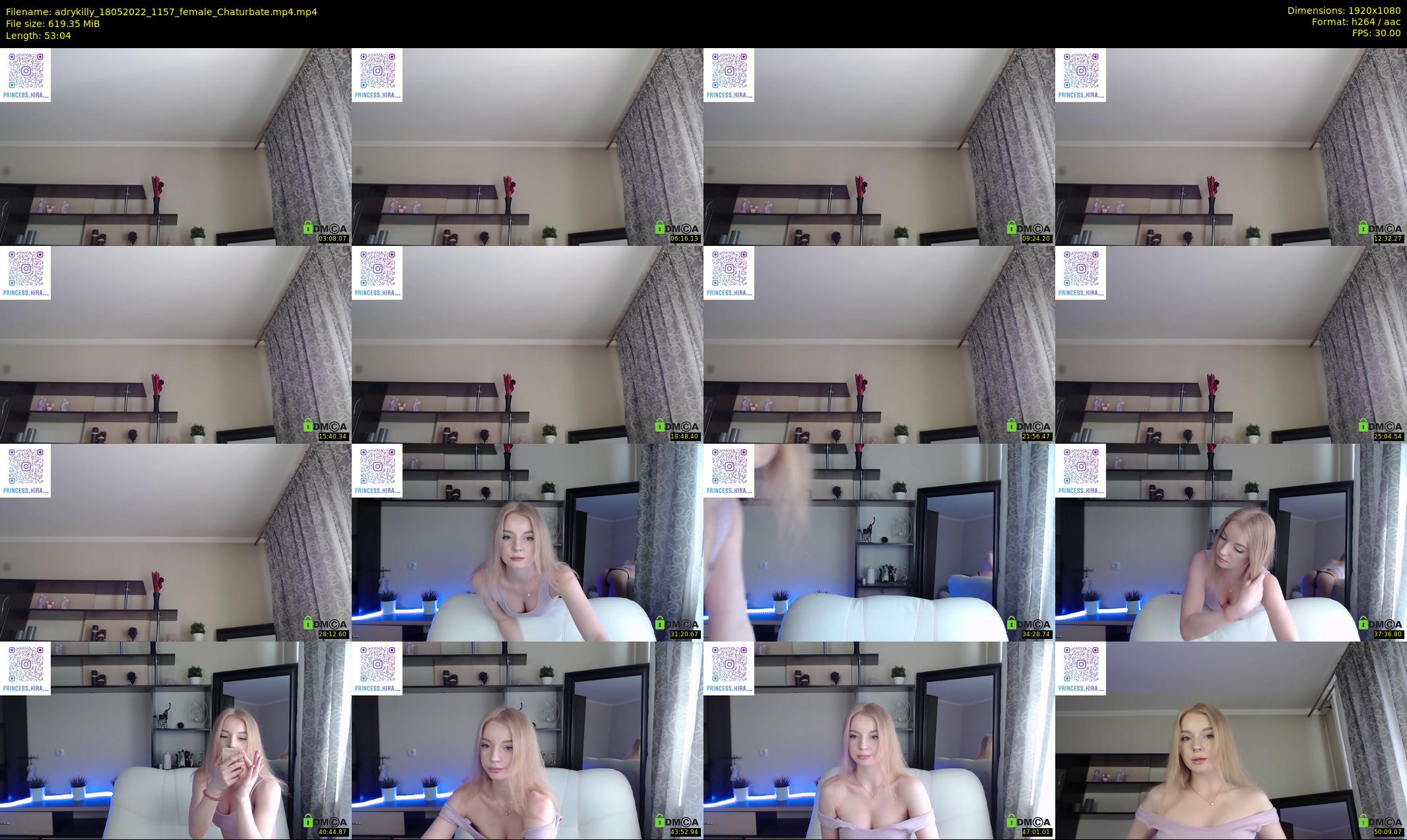 adrykilly — 54 minute Chaturbate female cam show recording, 1080p, May 18, 2022