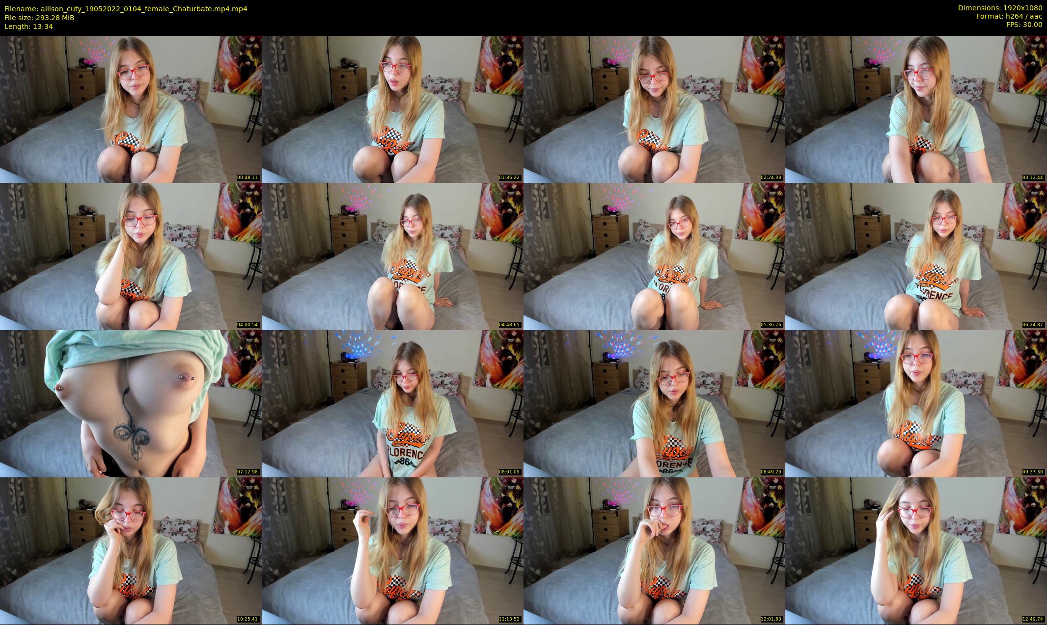 allison_cuty — 14 minute Chaturbate female cam show recording, 1080p, May 19, 2022