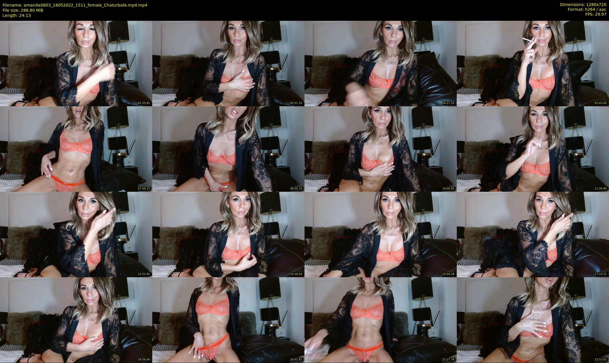 amanda0803 — 25 minute Chaturbate female cam show recording, 720p, May 18, 2022