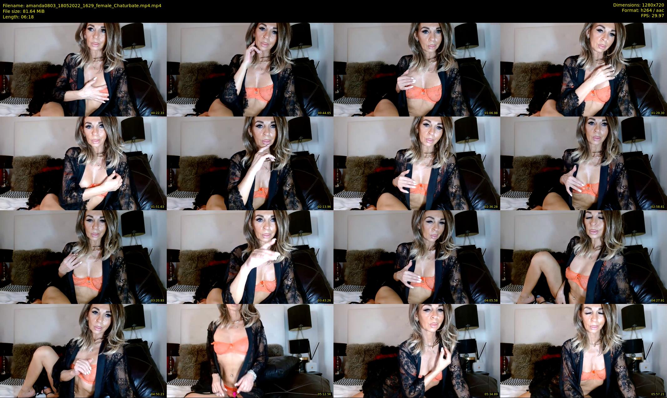 amanda0803 — 7 minute Chaturbate female cam show recording, 720p, May 18, 2022