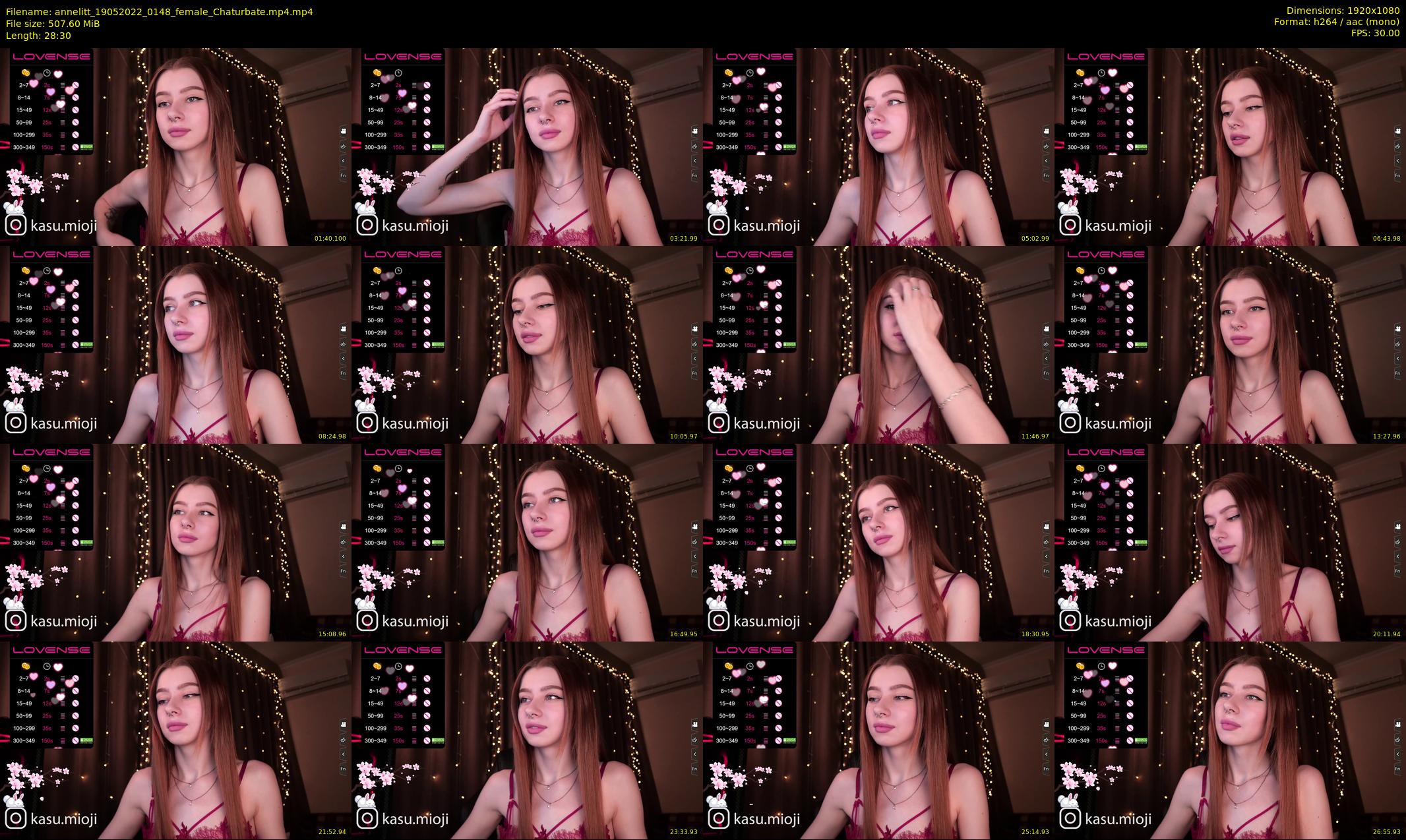 annelitt — 29 minute Chaturbate female cam show recording, 1080p, May 19, 2022