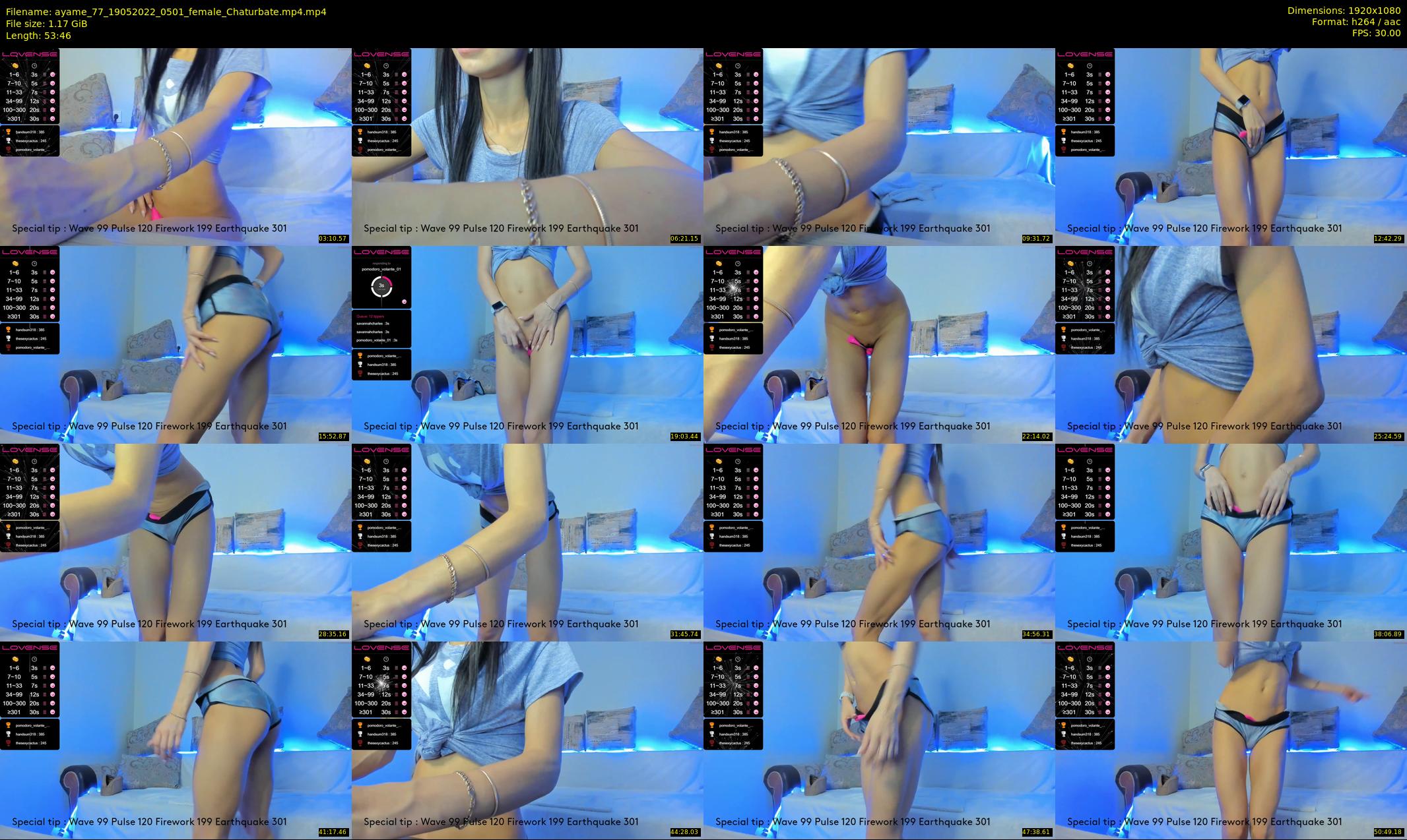 ayame_77 — 54 minute Chaturbate female cam show recording, 1080p, May 19, 2022