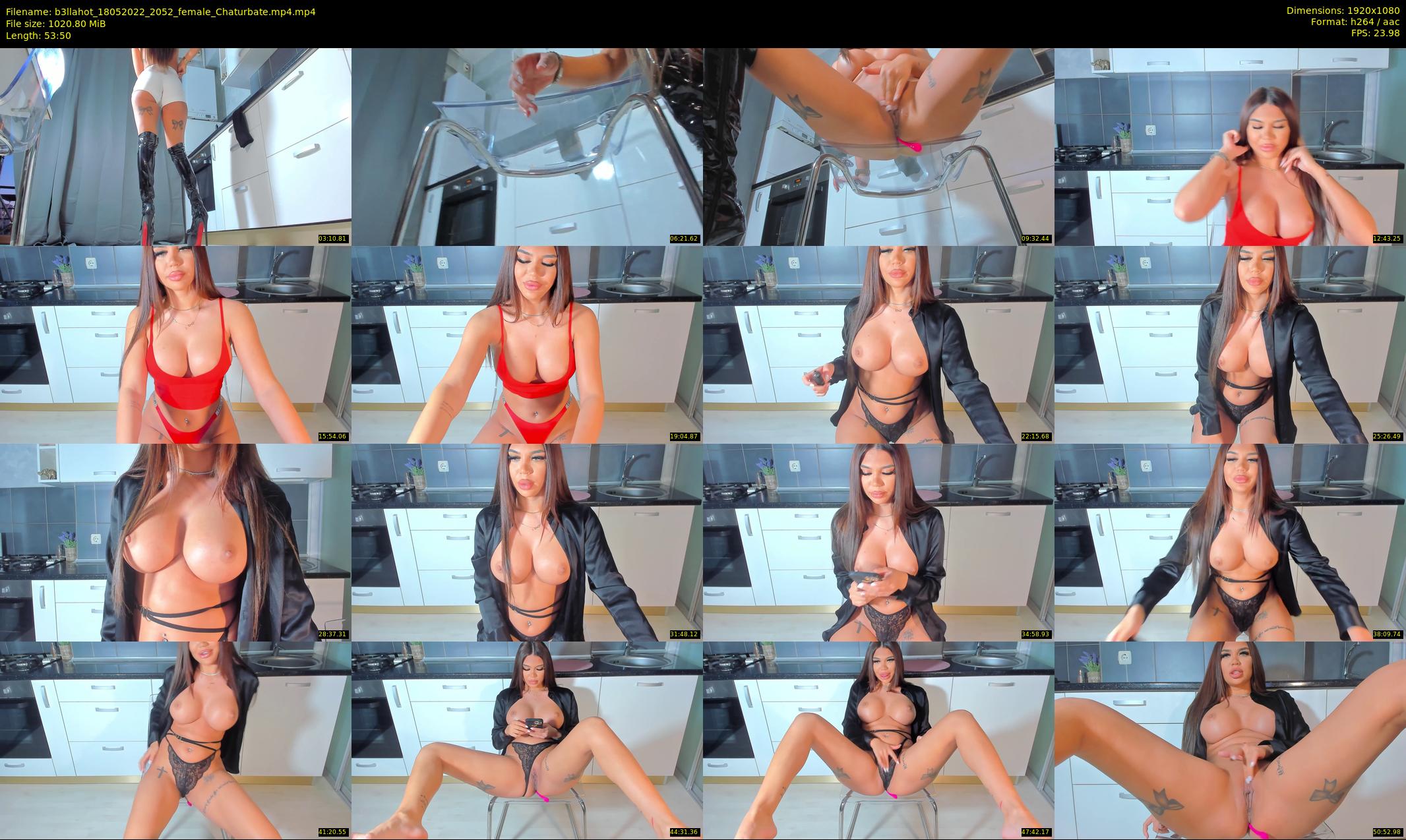 b3llahot — 54 minute Chaturbate female cam show recording, 1080p, May 18, 2022