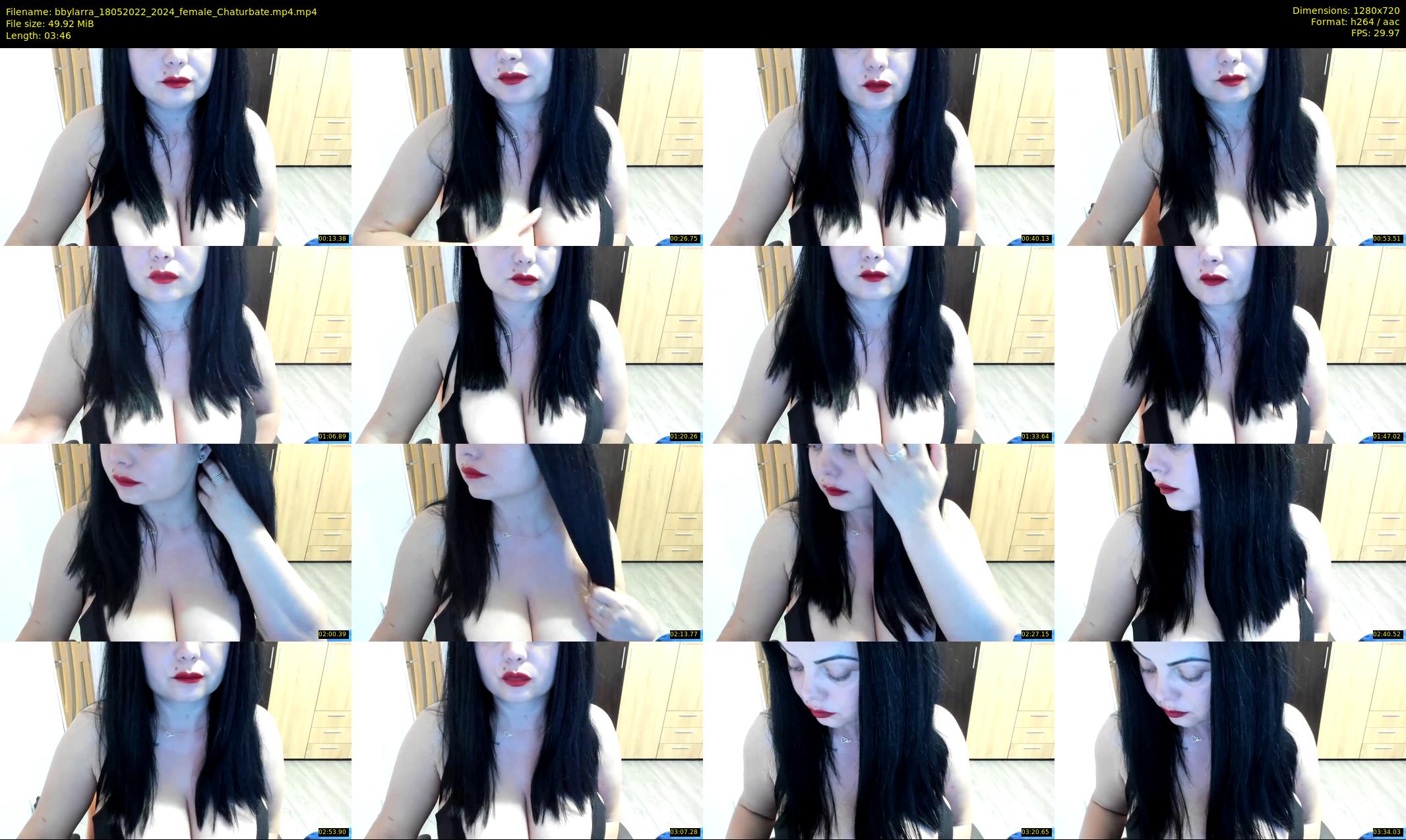 bbylarra — 4 minute Chaturbate couple cam show recording, 720p, May 18, 2022