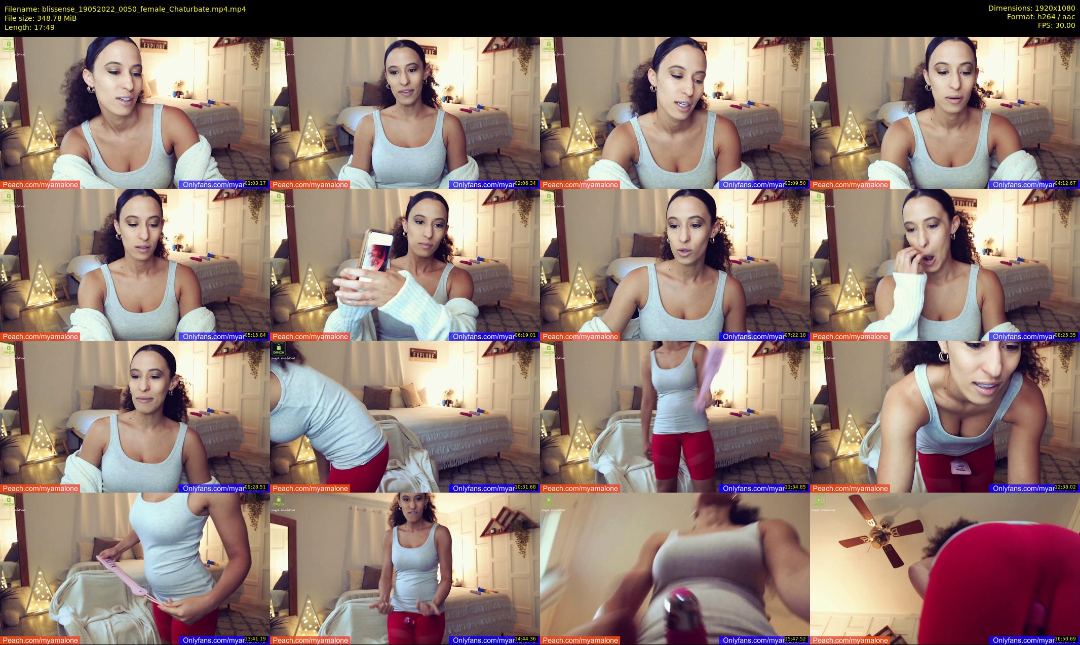 blissense — 18 minute Chaturbate female cam show recording, 1080p, May 19, 2022