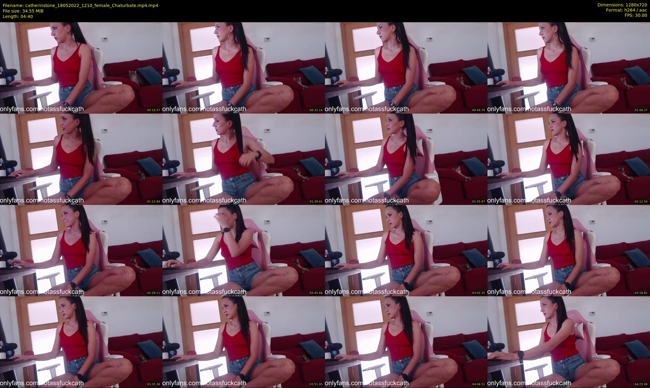 catherinstone — 5 minute Chaturbate female cam show recording, 720p, May 18, 2022