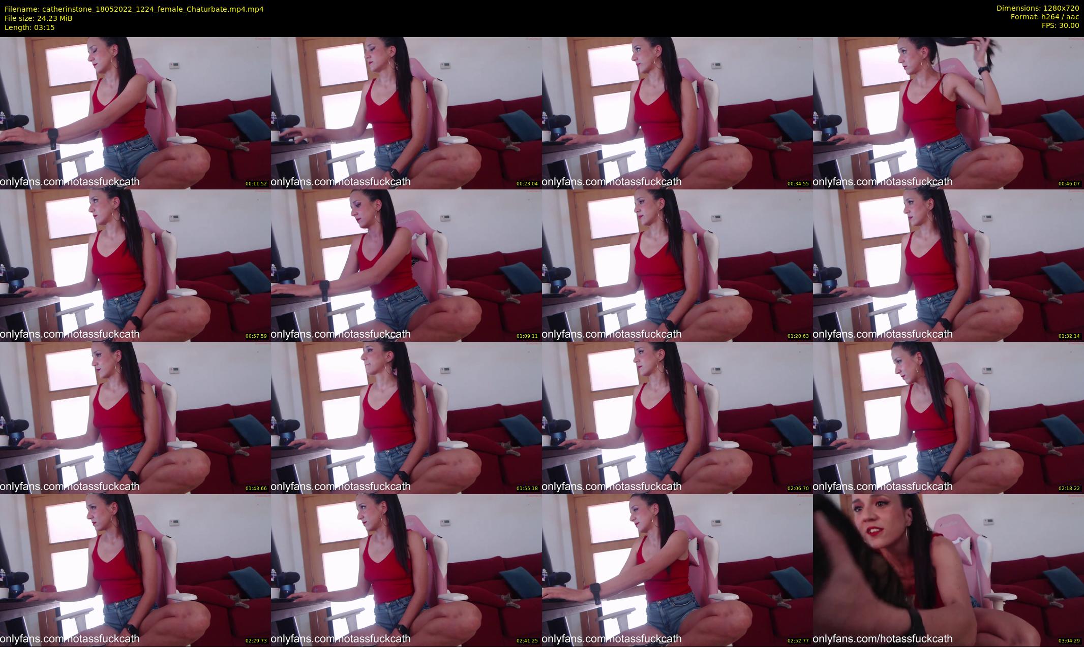 catherinstone — 4 minute Chaturbate female cam show recording, 720p, May 18, 2022