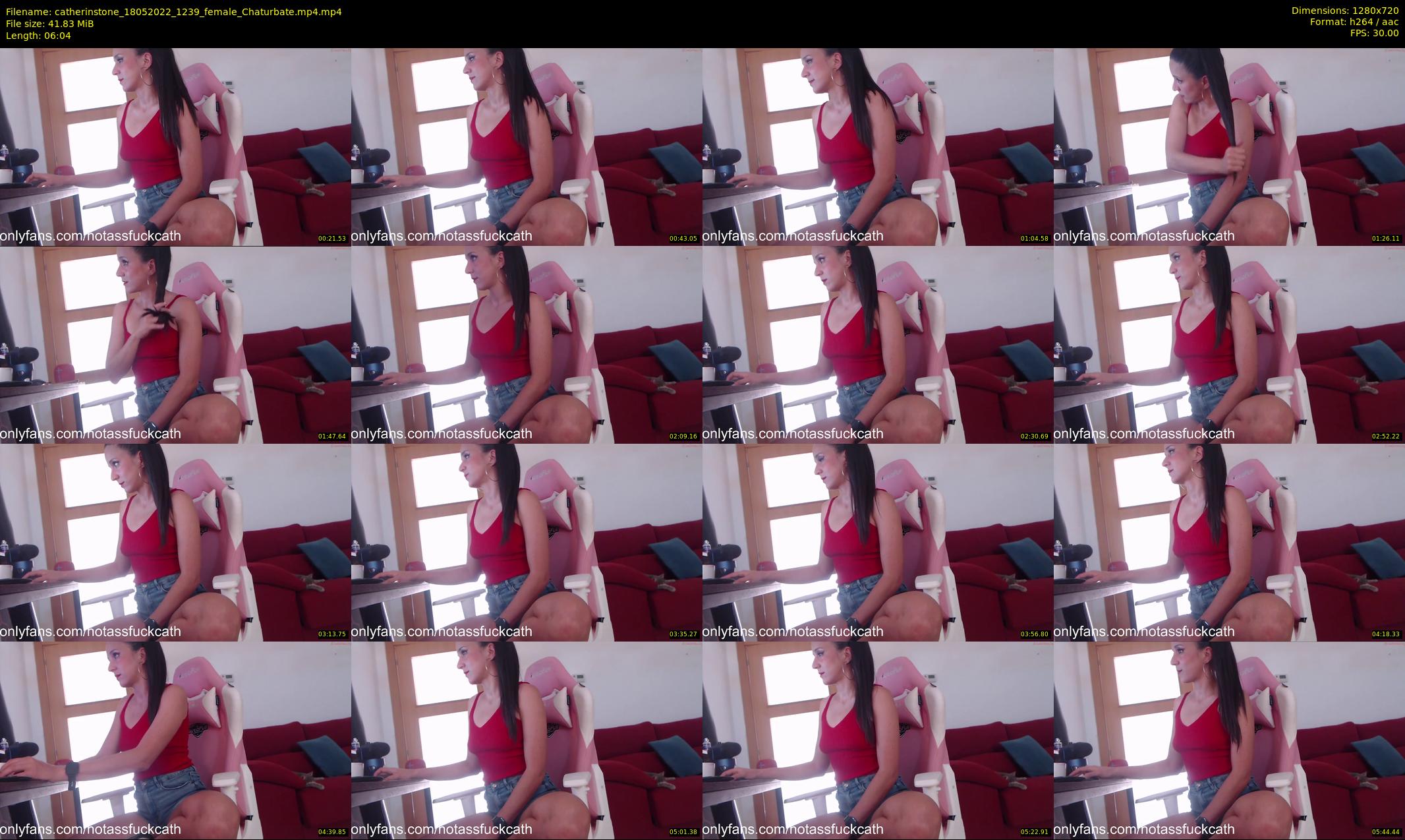 catherinstone — 7 minute Chaturbate female cam show recording, 720p, May 18, 2022