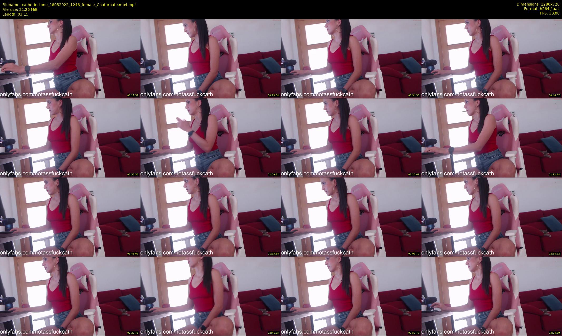catherinstone — 4 minute Chaturbate female cam show recording, 720p, May 18, 2022