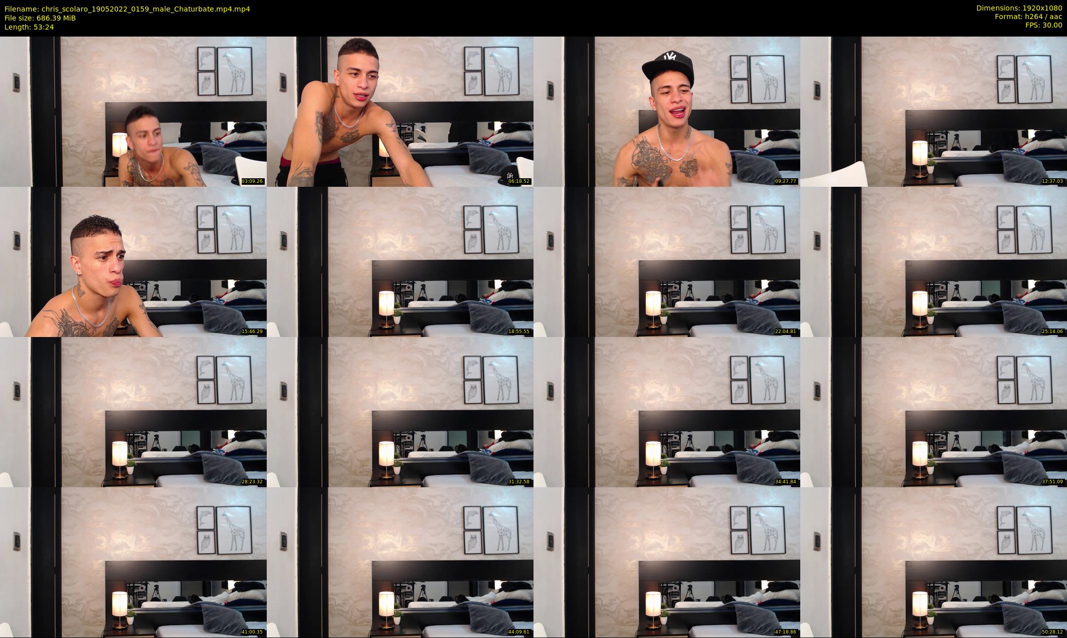 chris_scolaro — 54 minute Chaturbate male cam show recording, 1080p, May 19, 2022