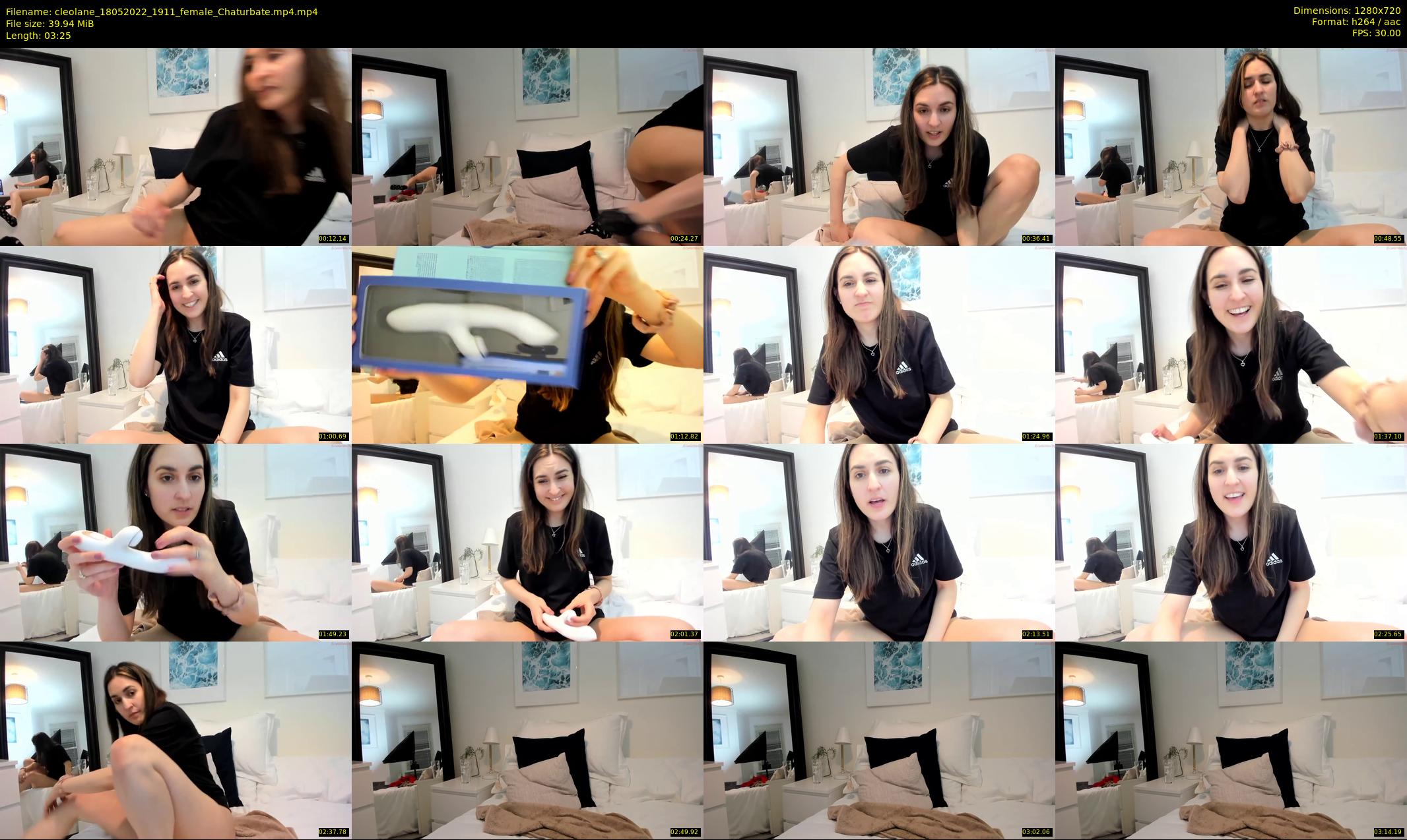 cleolane — 4 minute Chaturbate female cam show recording, 720p, May 18, 2022
