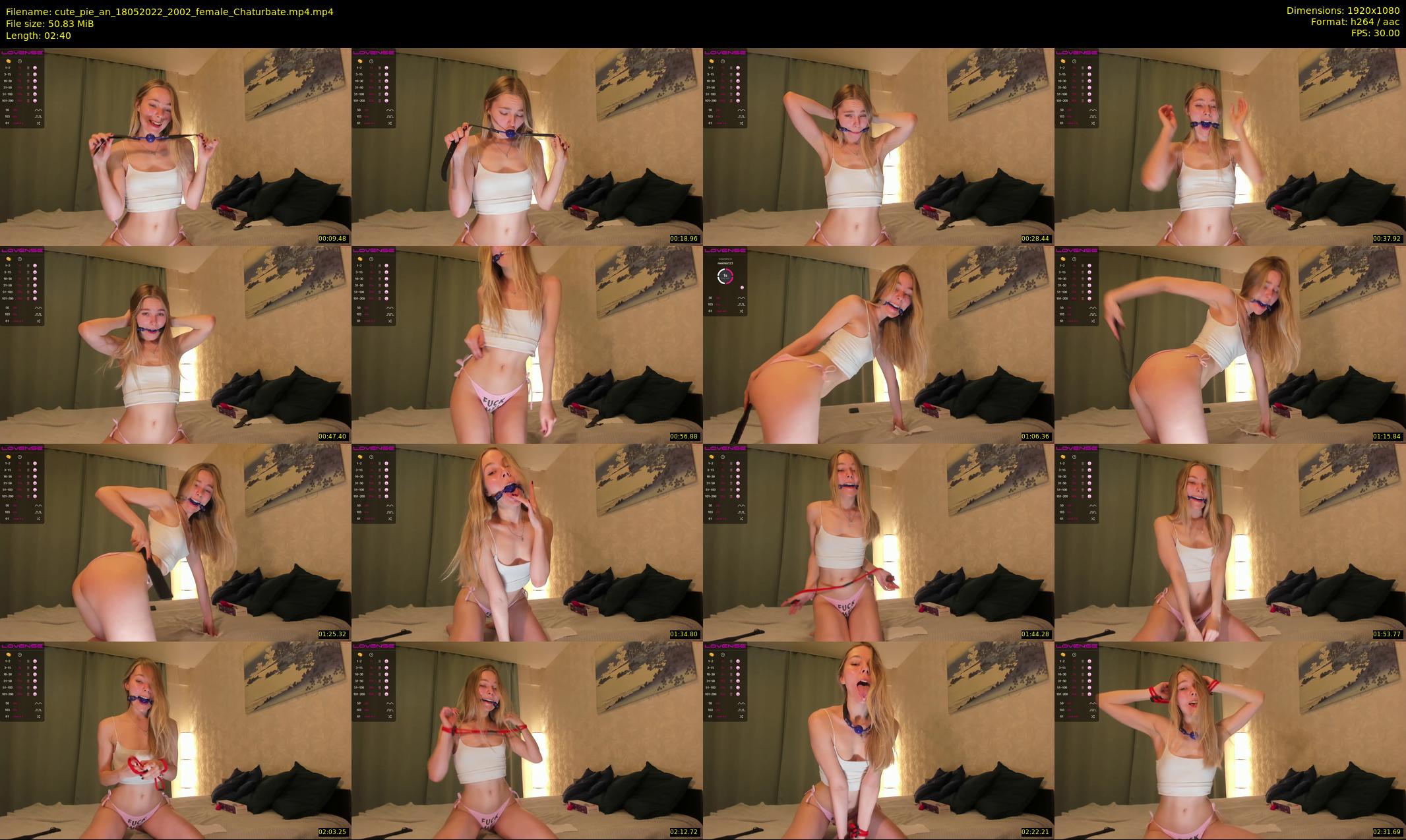cute_pie_an — 3 minute Chaturbate female cam show recording, 1080p, May 18, 2022