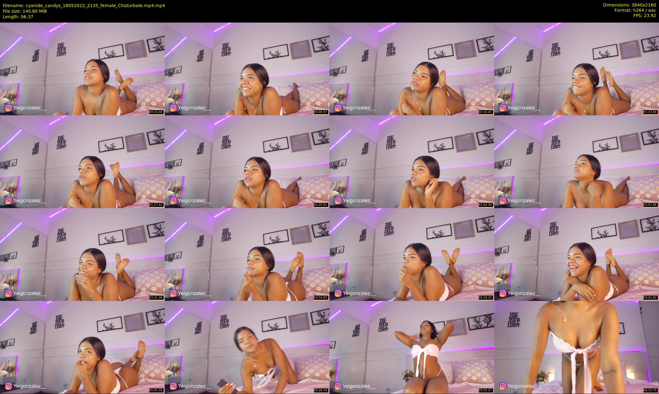 cyanide_candys — 7 minute Chaturbate female cam show recording, 4K, May 18, 2022