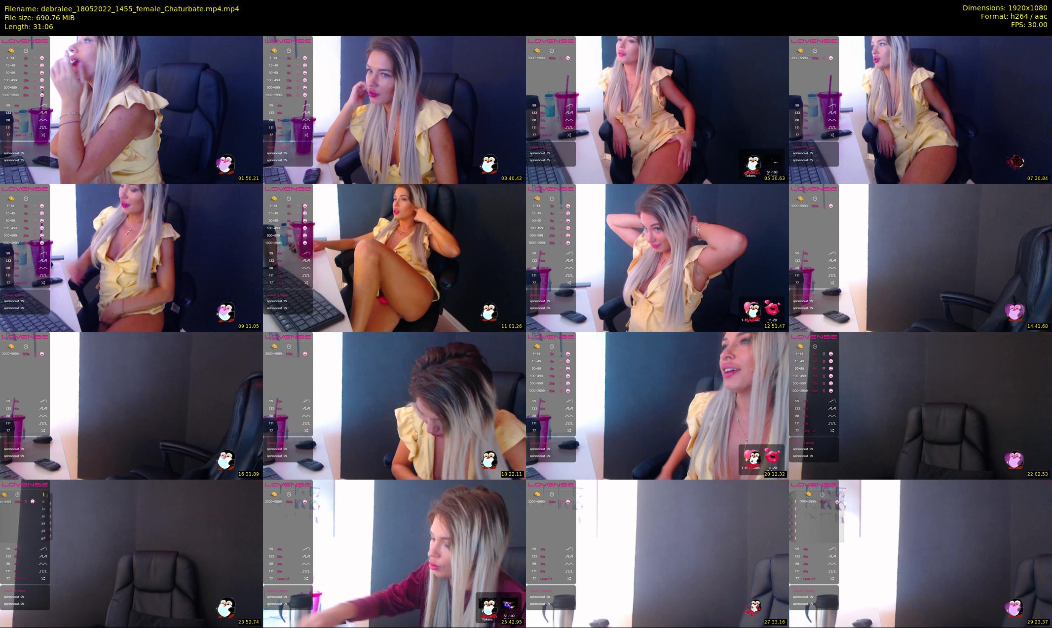 debralee — 32 minute Chaturbate female cam show recording, 1080p, May 18, 2022