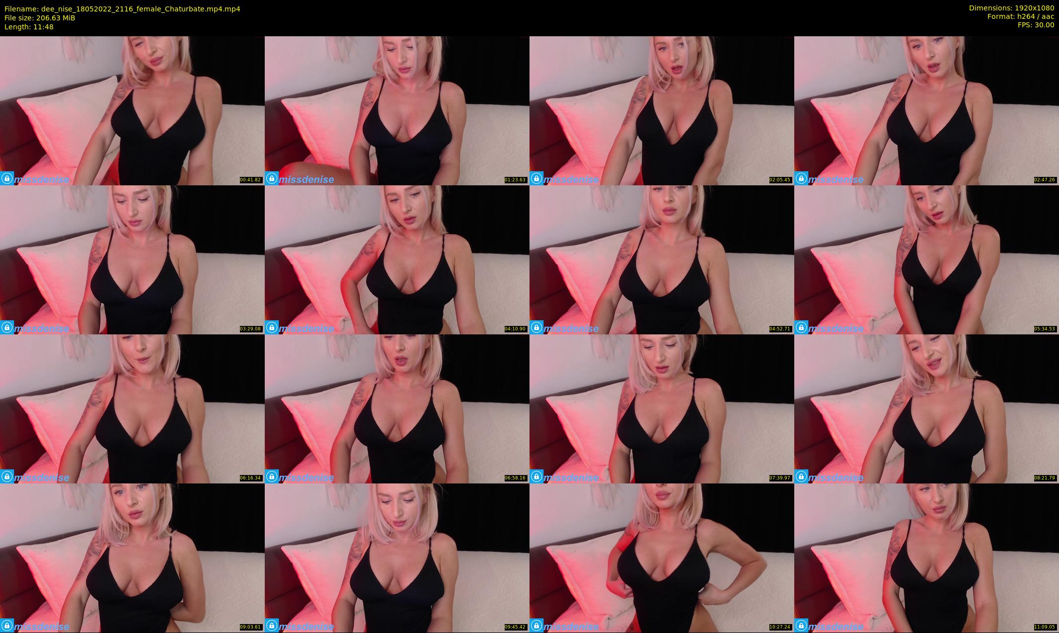 dee_nise — 12 minute Chaturbate female cam show recording, 1080p, May 18, 2022