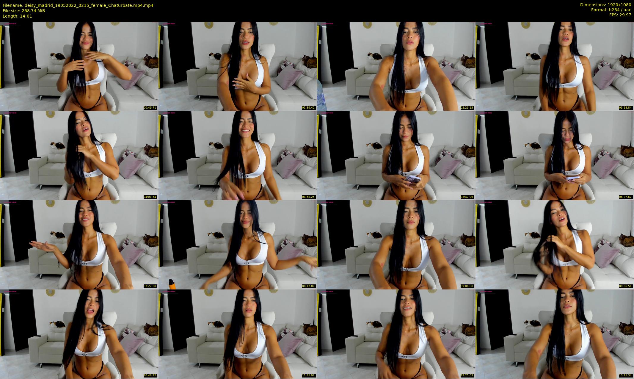 deisy_madrid — 15 minute Chaturbate female cam show recording, 1080p, May 19, 2022