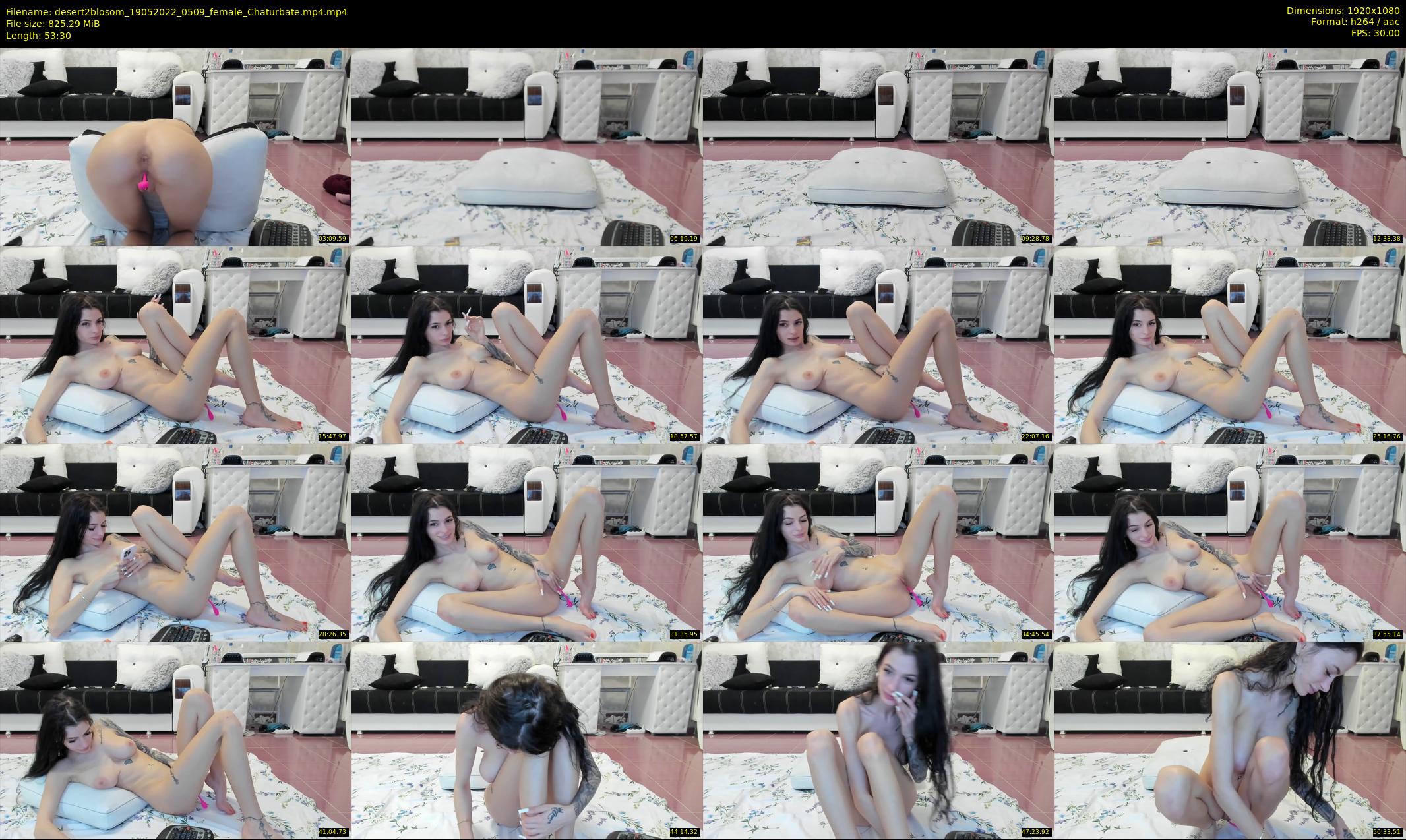 desert2blosom — 54 minute Chaturbate female cam show recording, 1080p, May 19, 2022