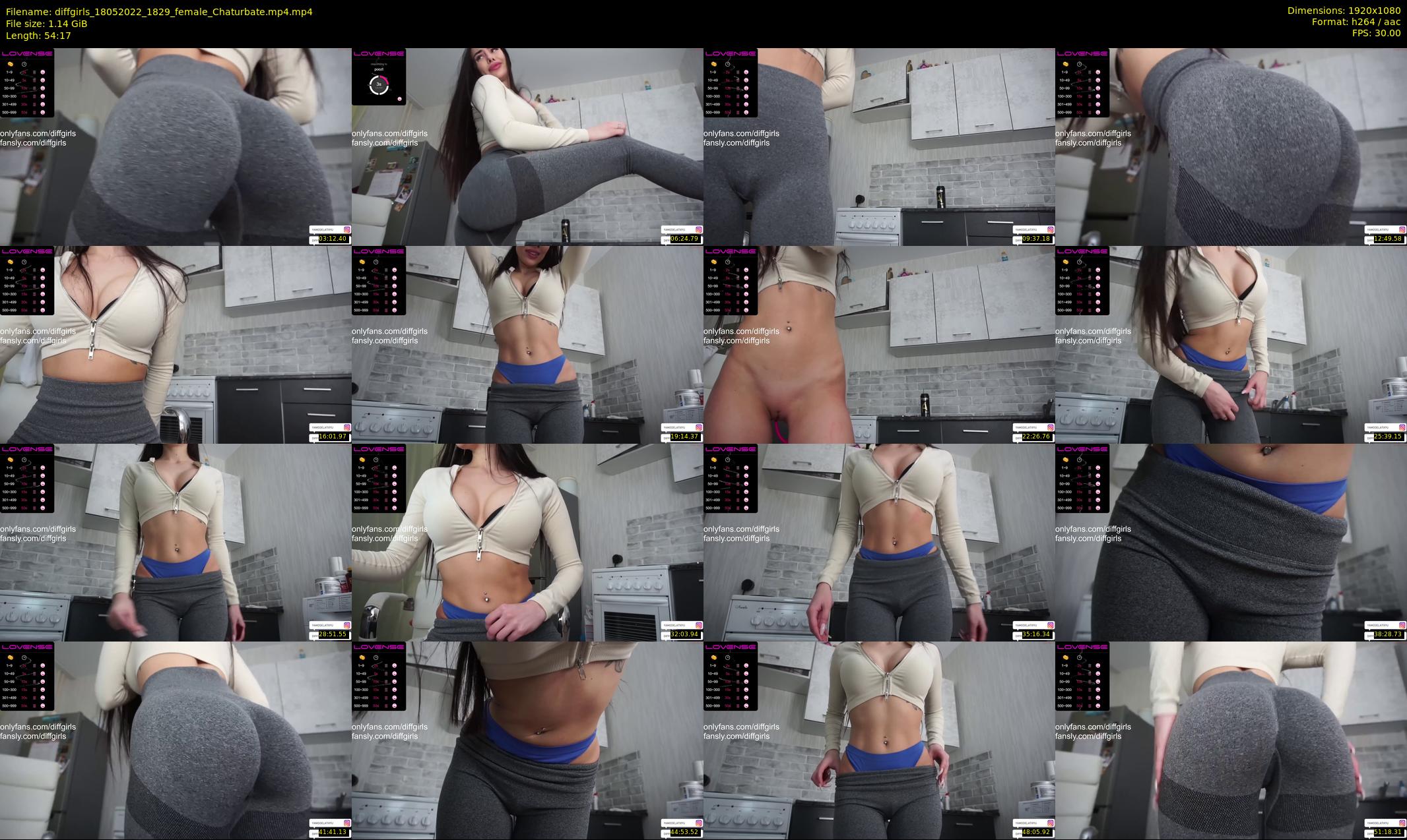 diffgirls — 55 minute Chaturbate female cam show recording, 1080p, May 18, 2022