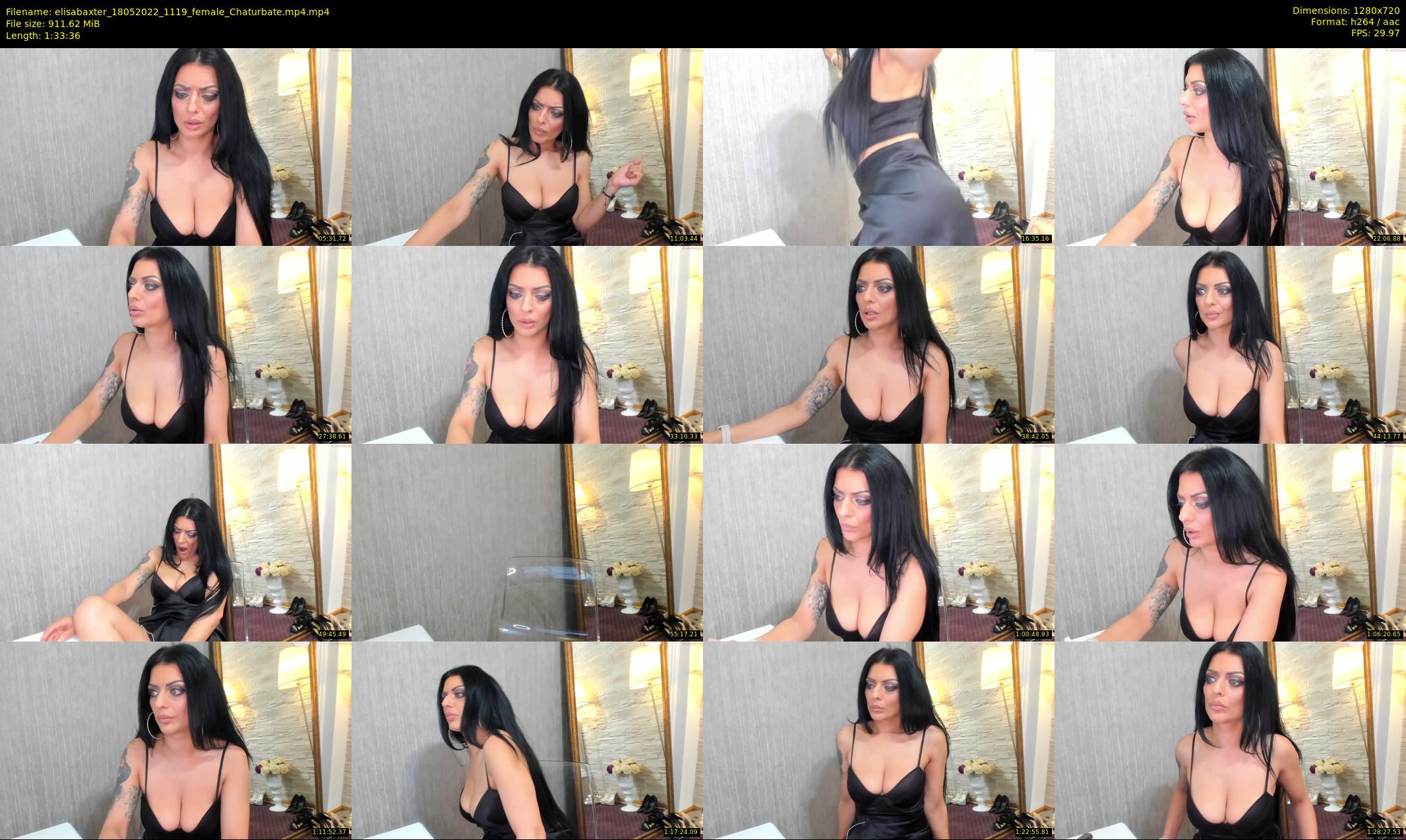elisabaxter — 94 minute Chaturbate female cam show recording, 720p, May 18, 2022