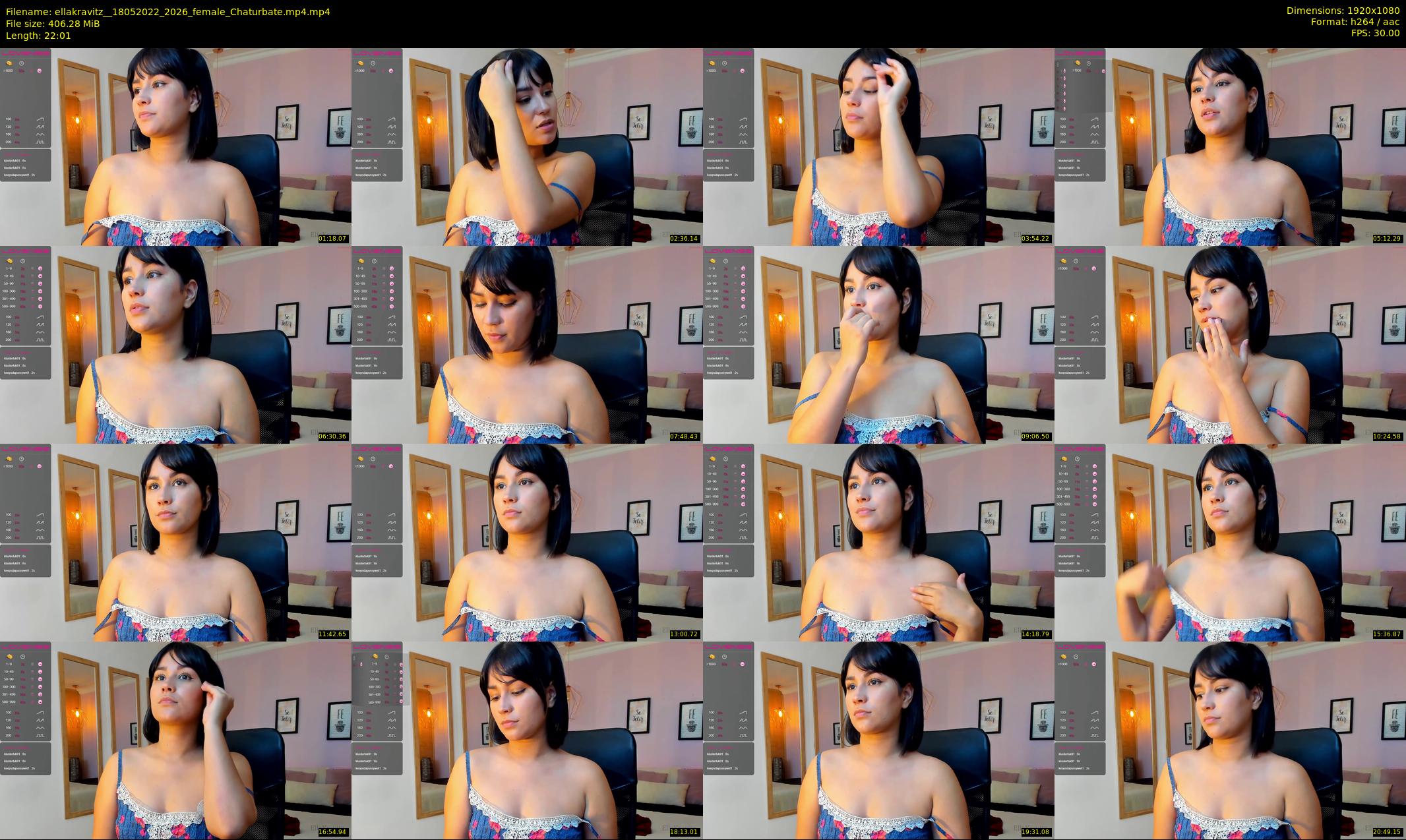 ellakravitz_ — 23 minute Chaturbate female cam show recording, 1080p, May 18, 2022