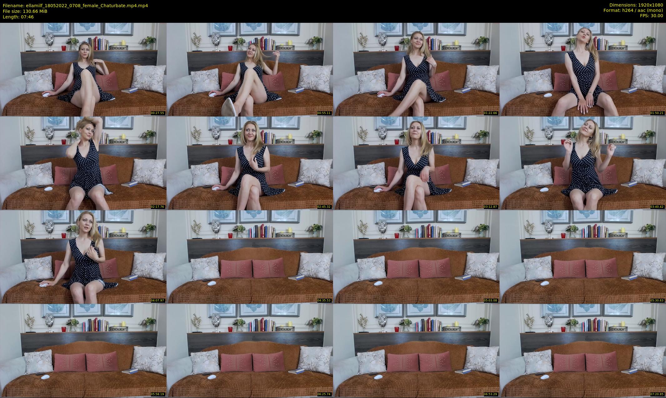 ellamilf — 8 minute Chaturbate female cam show recording, 1080p, May 18, 2022