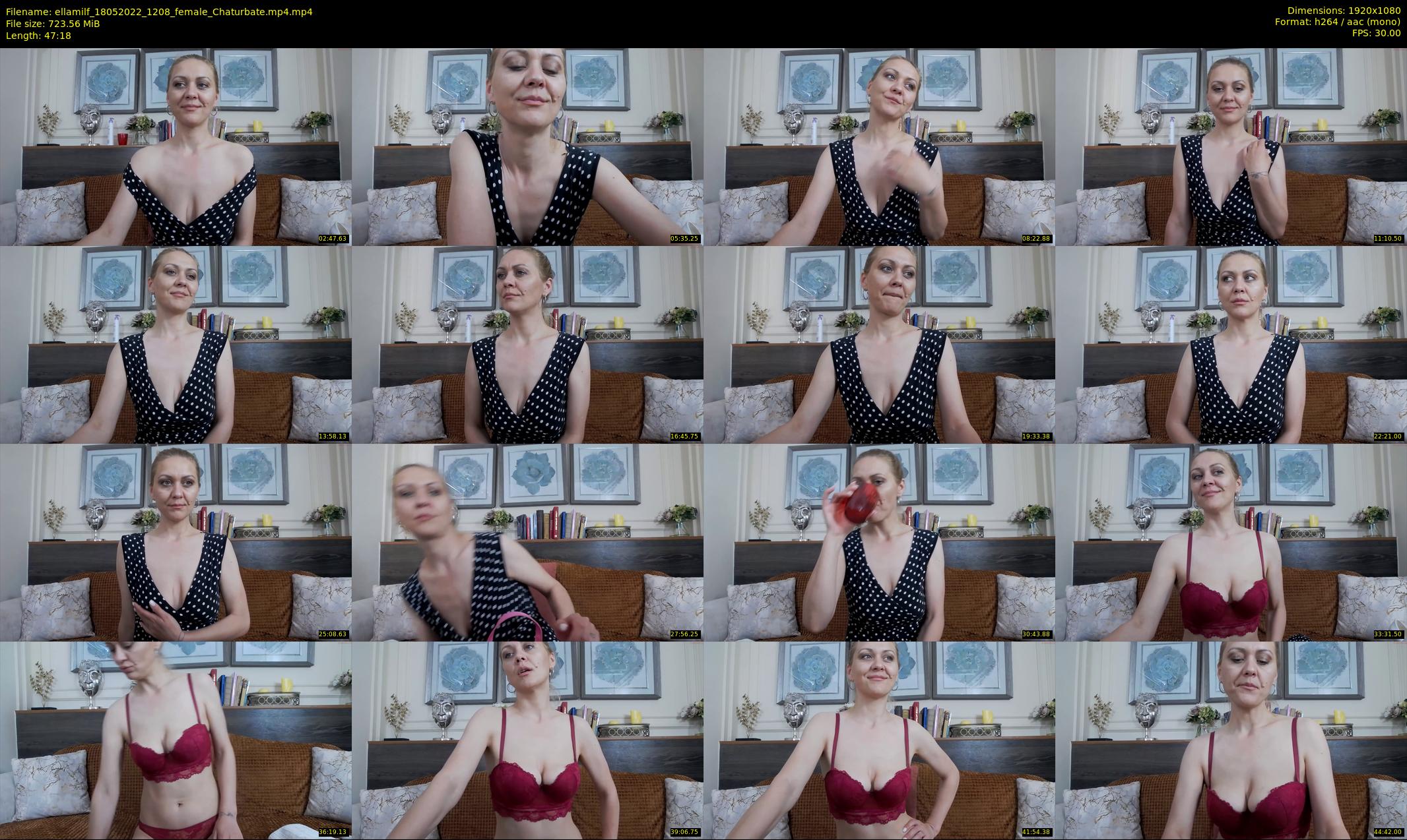 ellamilf — 48 minute Chaturbate female cam show recording, 1080p, May 18, 2022
