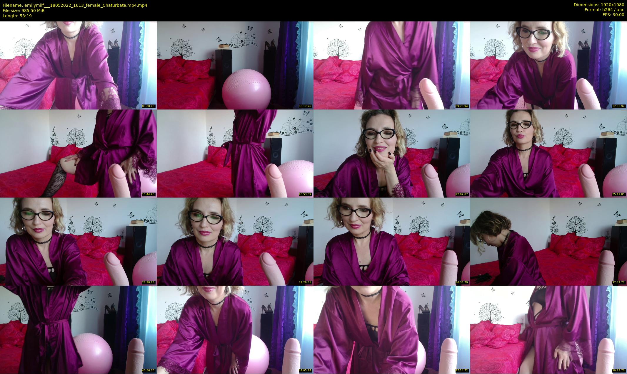emilymilf__ — 54 minute Chaturbate female cam show recording, 1080p, May 18, 2022