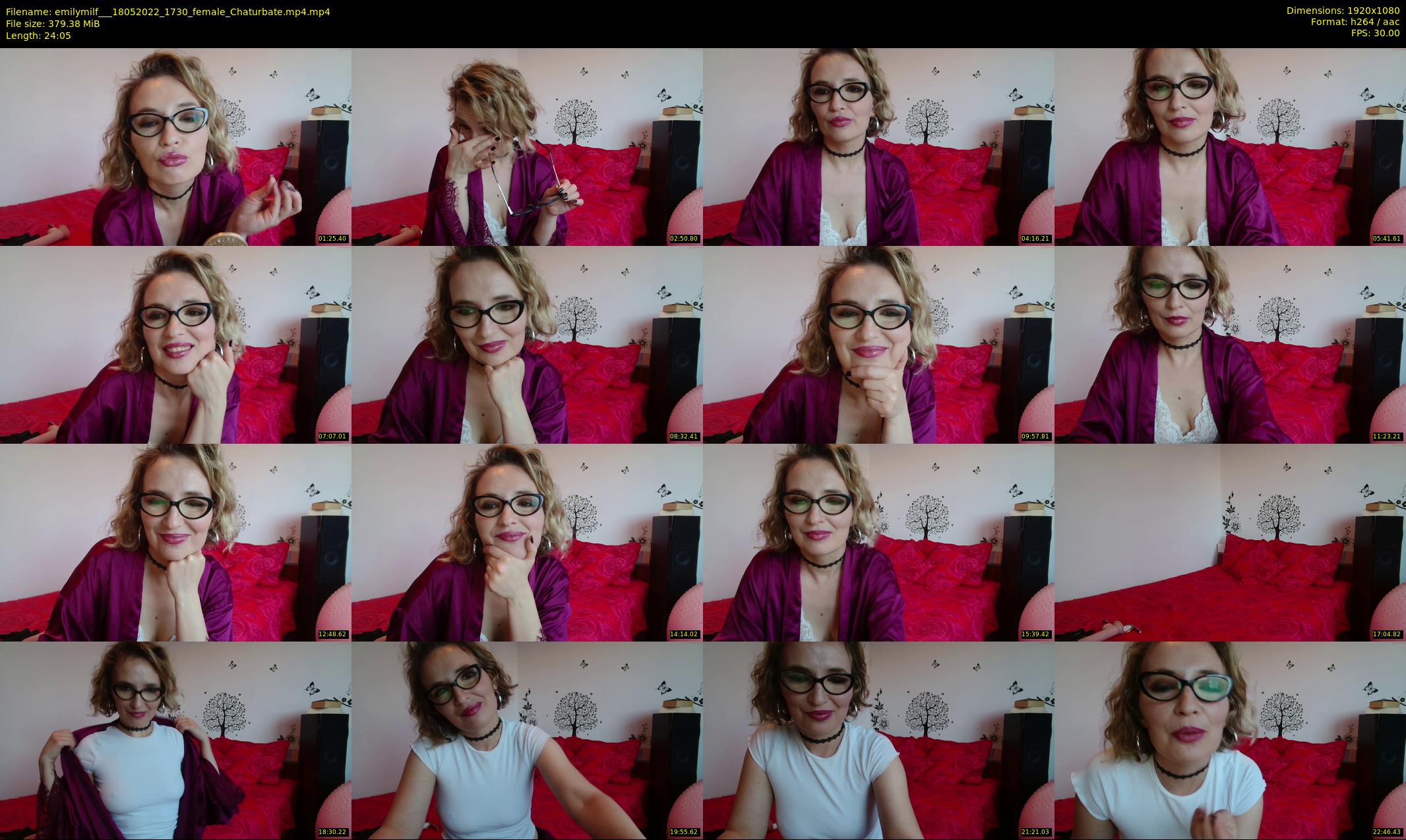 emilymilf__ — 25 minute Chaturbate female cam show recording, 1080p, May 18, 2022