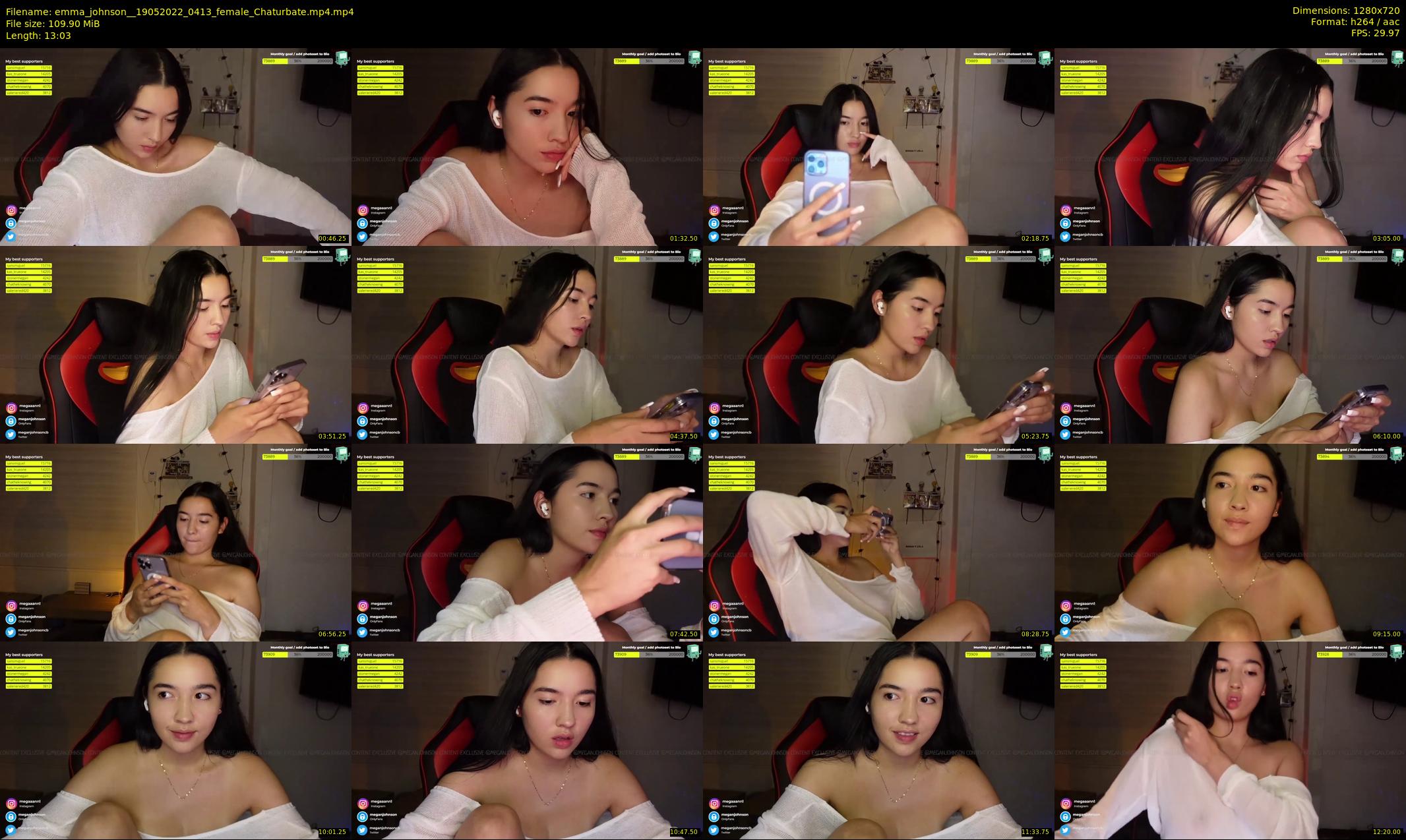 emma_johnson_ — 14 minute Chaturbate female cam show recording, 720p, May 19, 2022