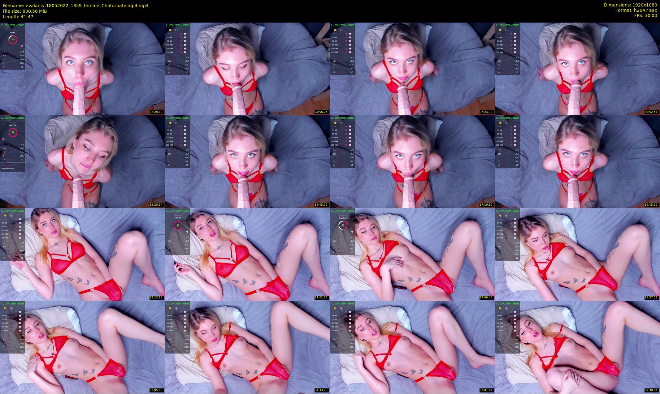 evalanis — 42 minute Chaturbate couple cam show recording, 1080p, May 18, 2022