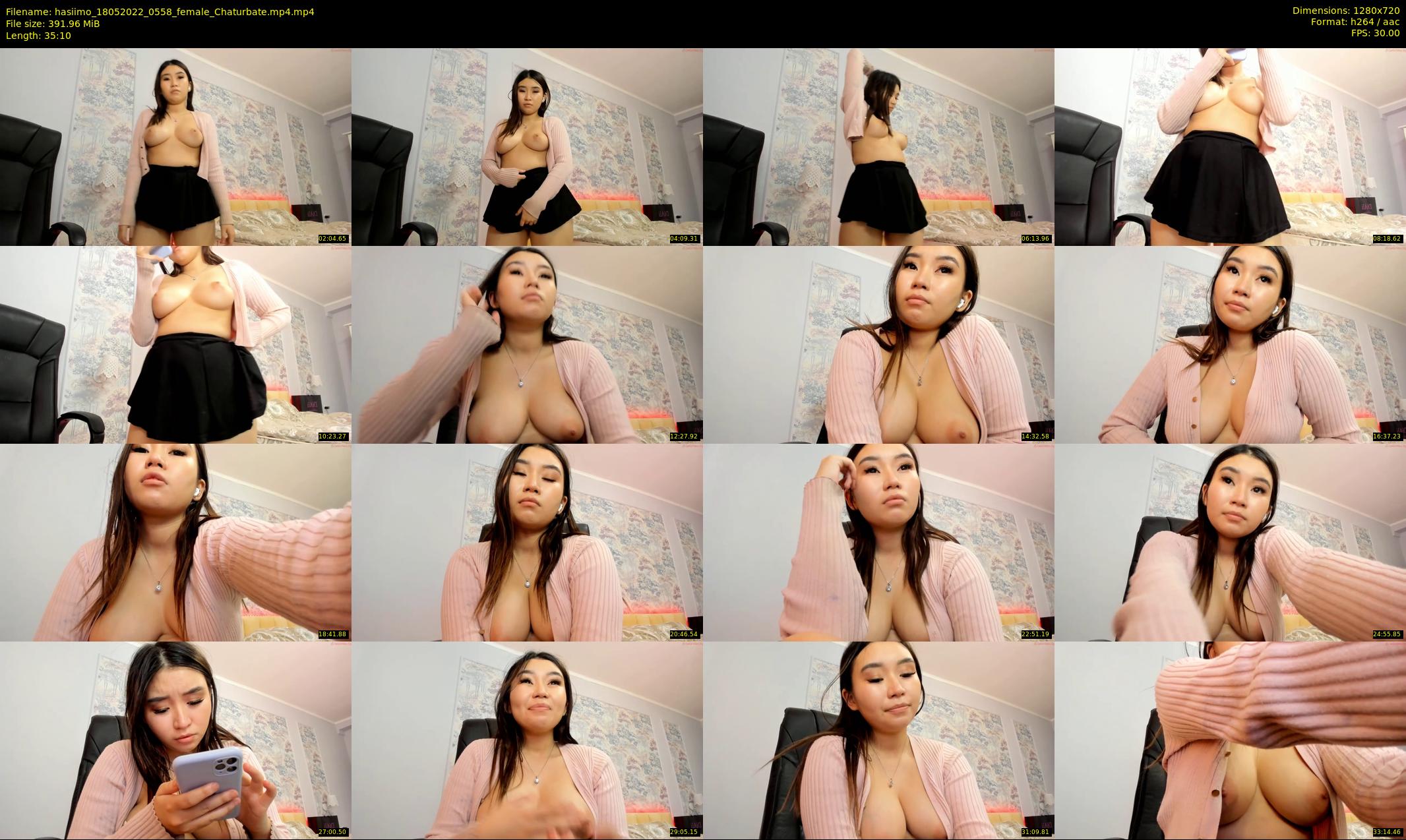 hasiimo — 36 minute Chaturbate female cam show recording, 720p, May 18, 2022