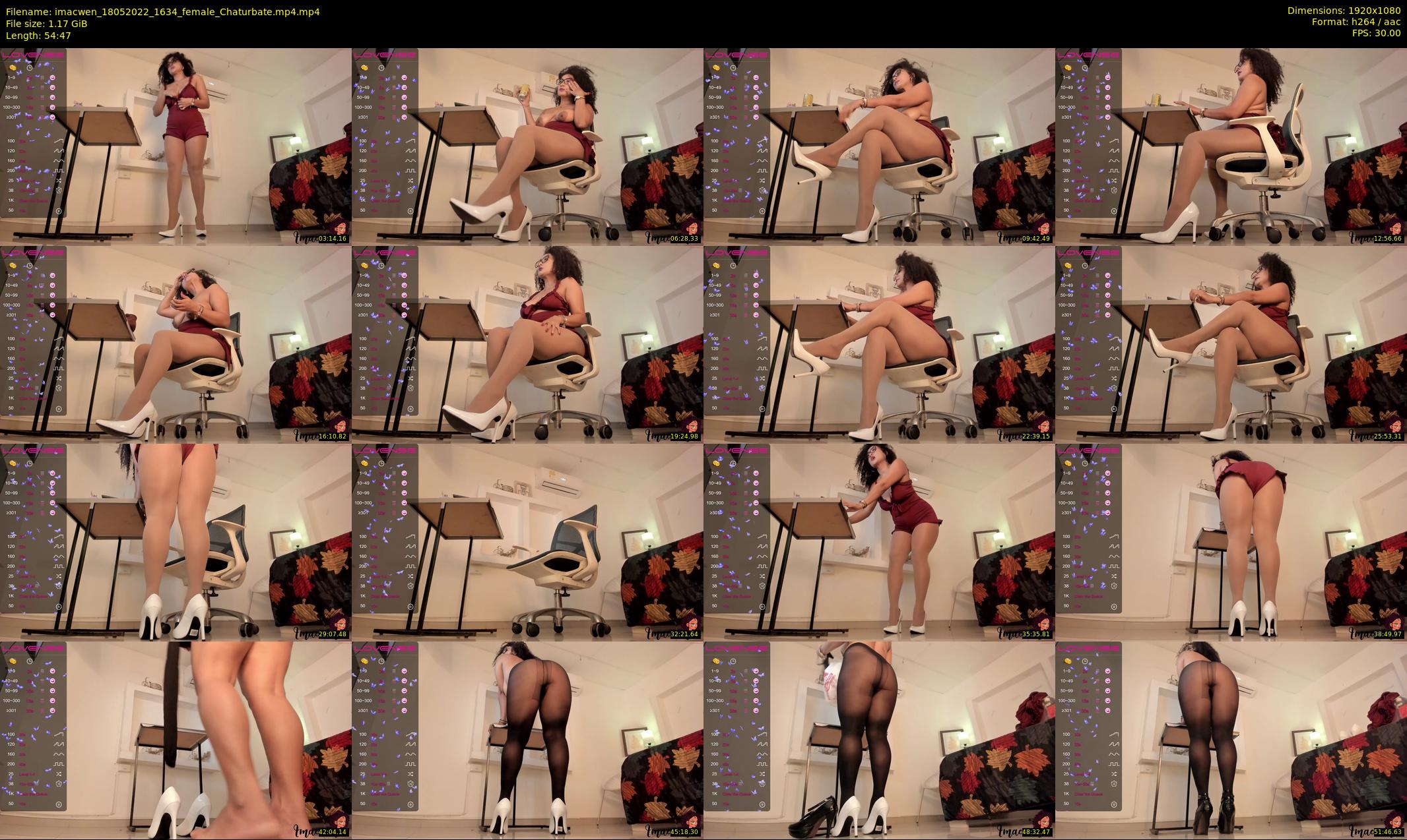 imacwen — 55 minute Chaturbate female cam show recording, 1080p, May 18, 2022