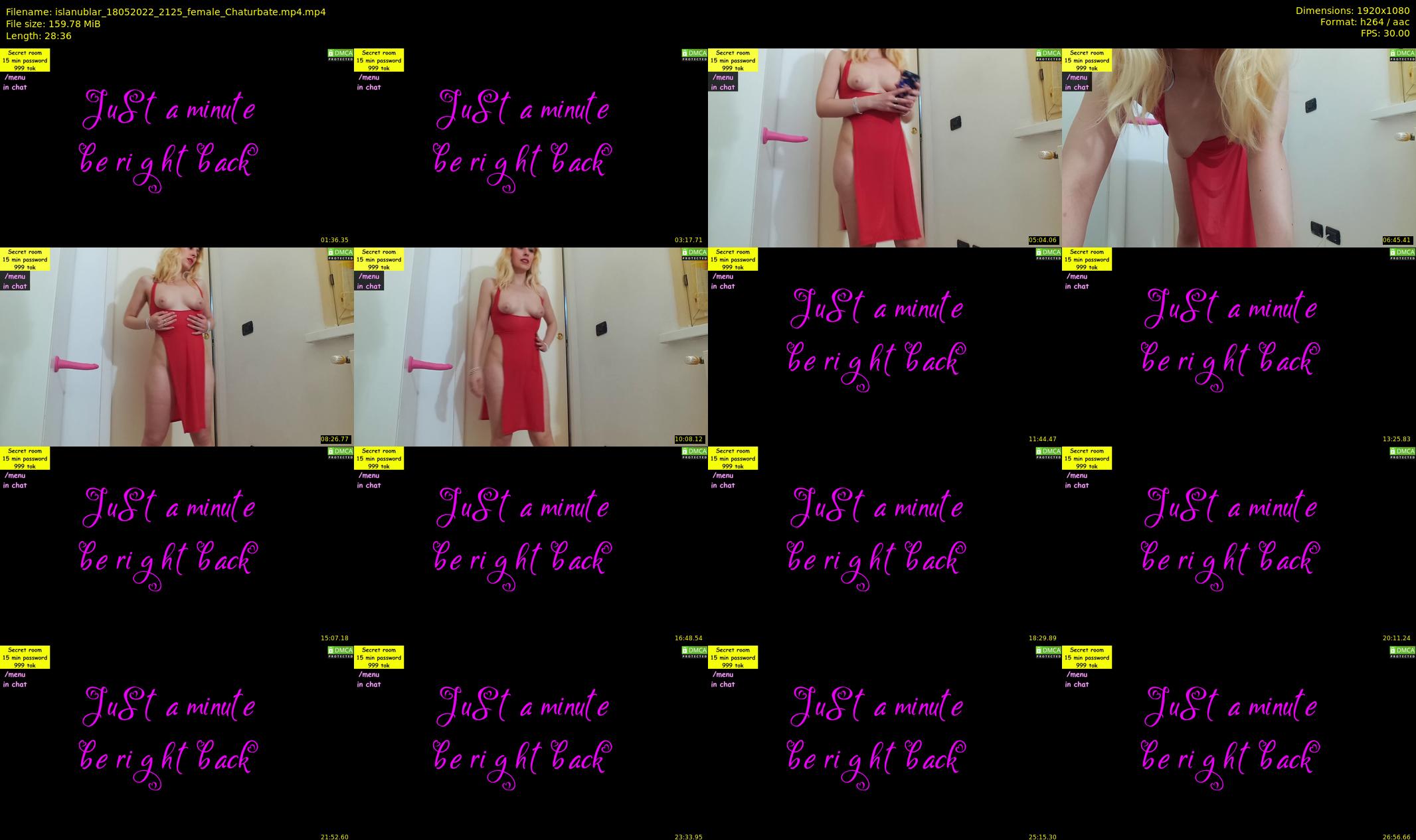 islanublar — 29 minute Chaturbate female cam show recording, 1080p, May 18, 2022