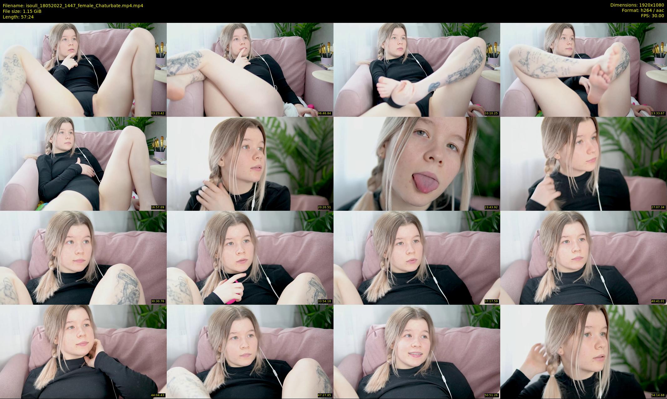 isoull — 58 minute Chaturbate female cam show recording, 1080p, May 18, 2022