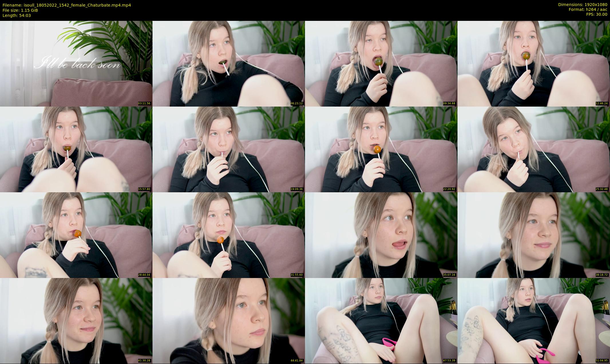 isoull — 55 minute Chaturbate female cam show recording, 1080p, May 18, 2022