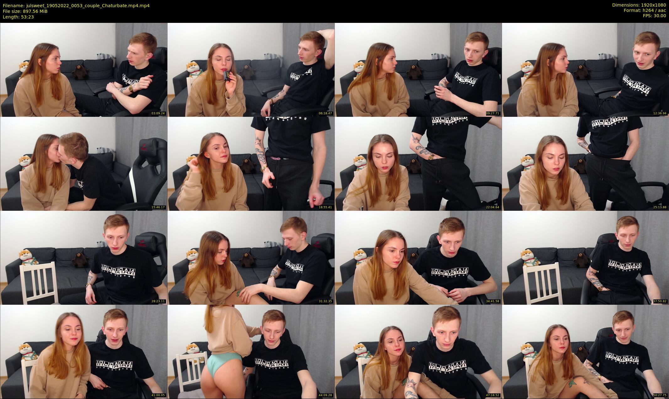 julsweet — 54 minute Chaturbate male cam show recording, 1080p, May 19, 2022