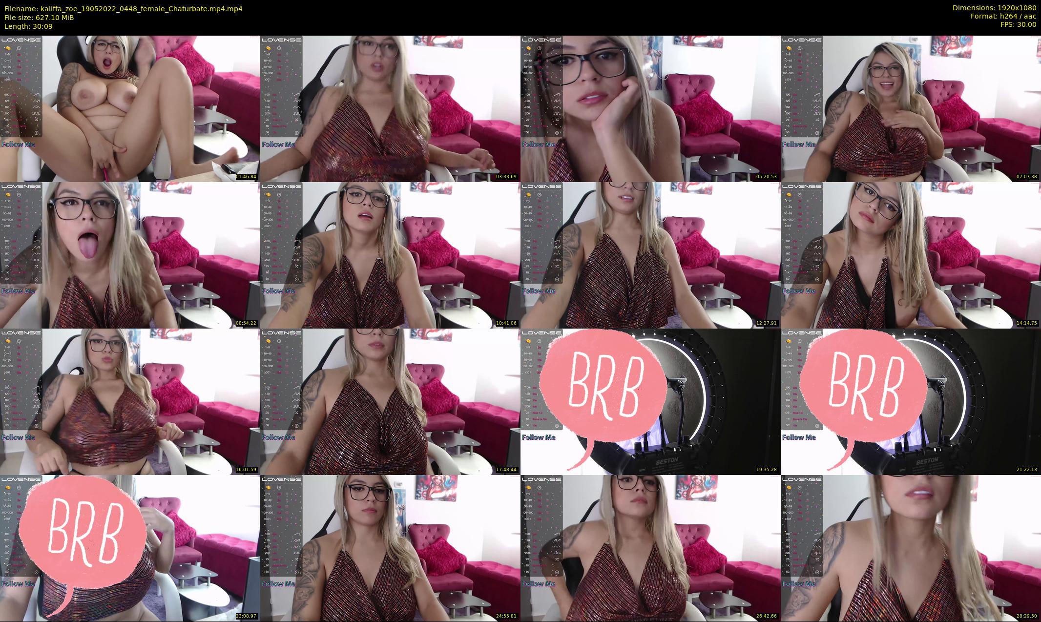 kaliffa_zoe — 31 minute Chaturbate female cam show recording, 1080p, May 19, 2022