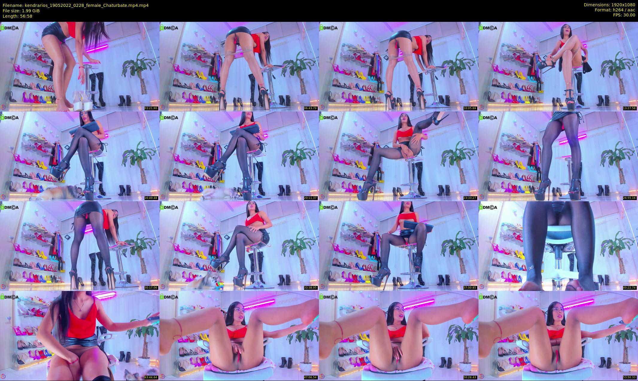 kendrarios — 57 minute Chaturbate female cam show recording, 1080p, May 19, 2022