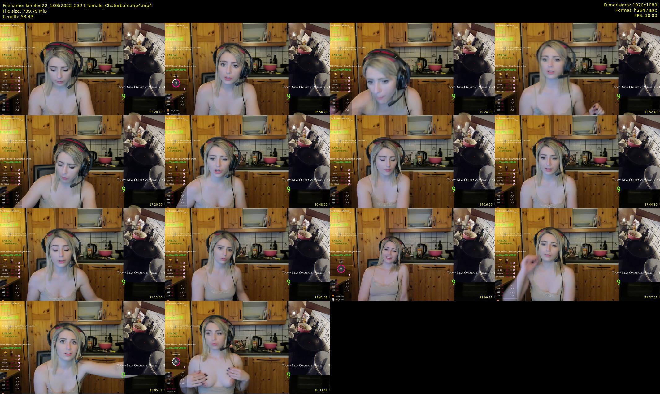 kimilee22 — 59 minute Chaturbate female cam show recording, 1080p, May 18, 2022