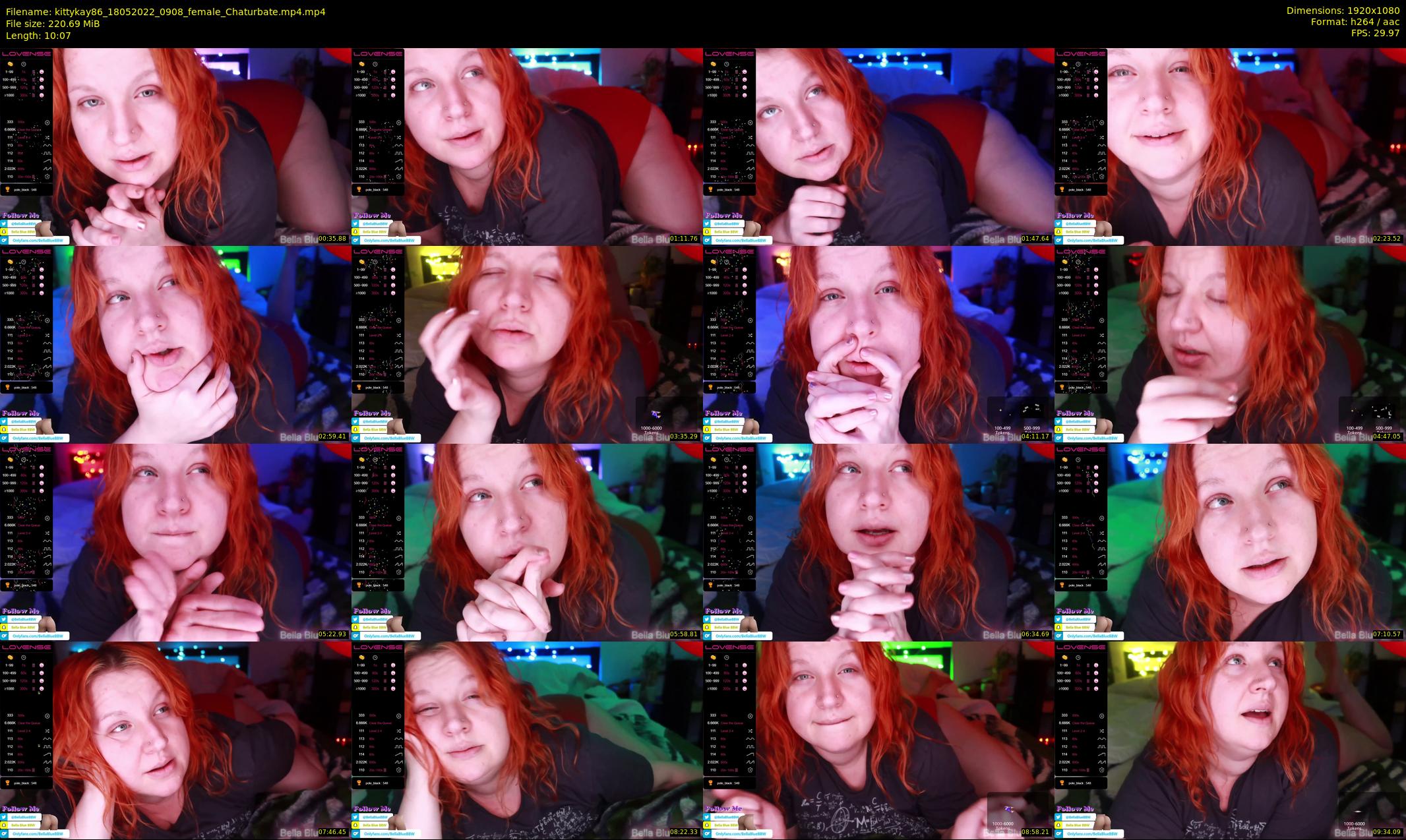 kittykay86 — 11 minute Chaturbate female cam show recording, 1080p, May 18, 2022
