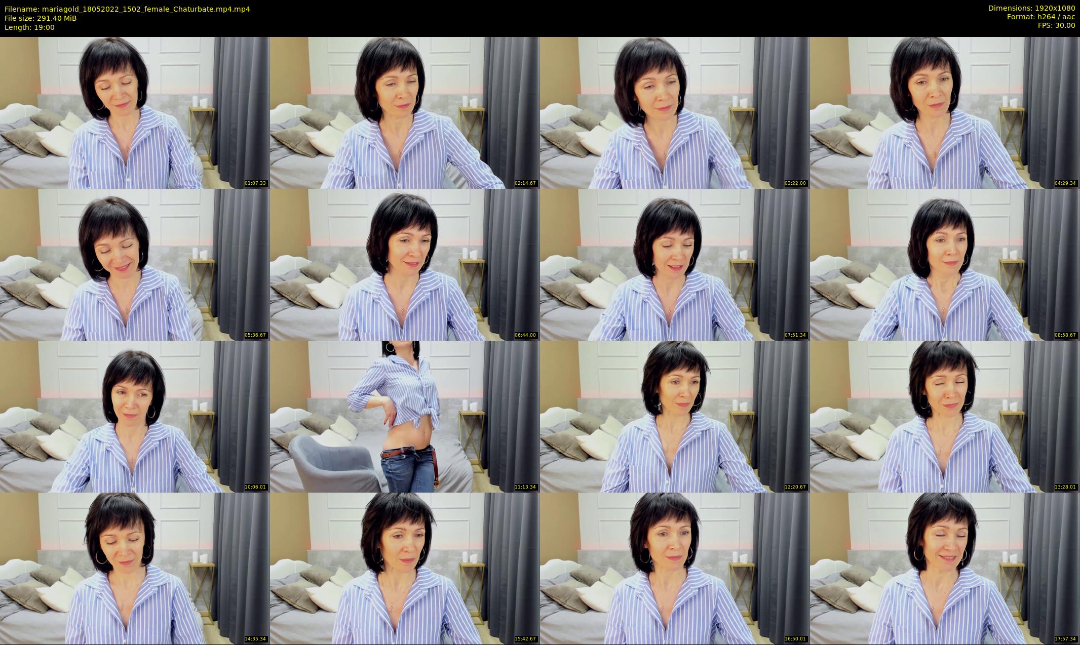 mariagold — 19 minute Chaturbate female cam show recording, 1080p, May 18, 2022