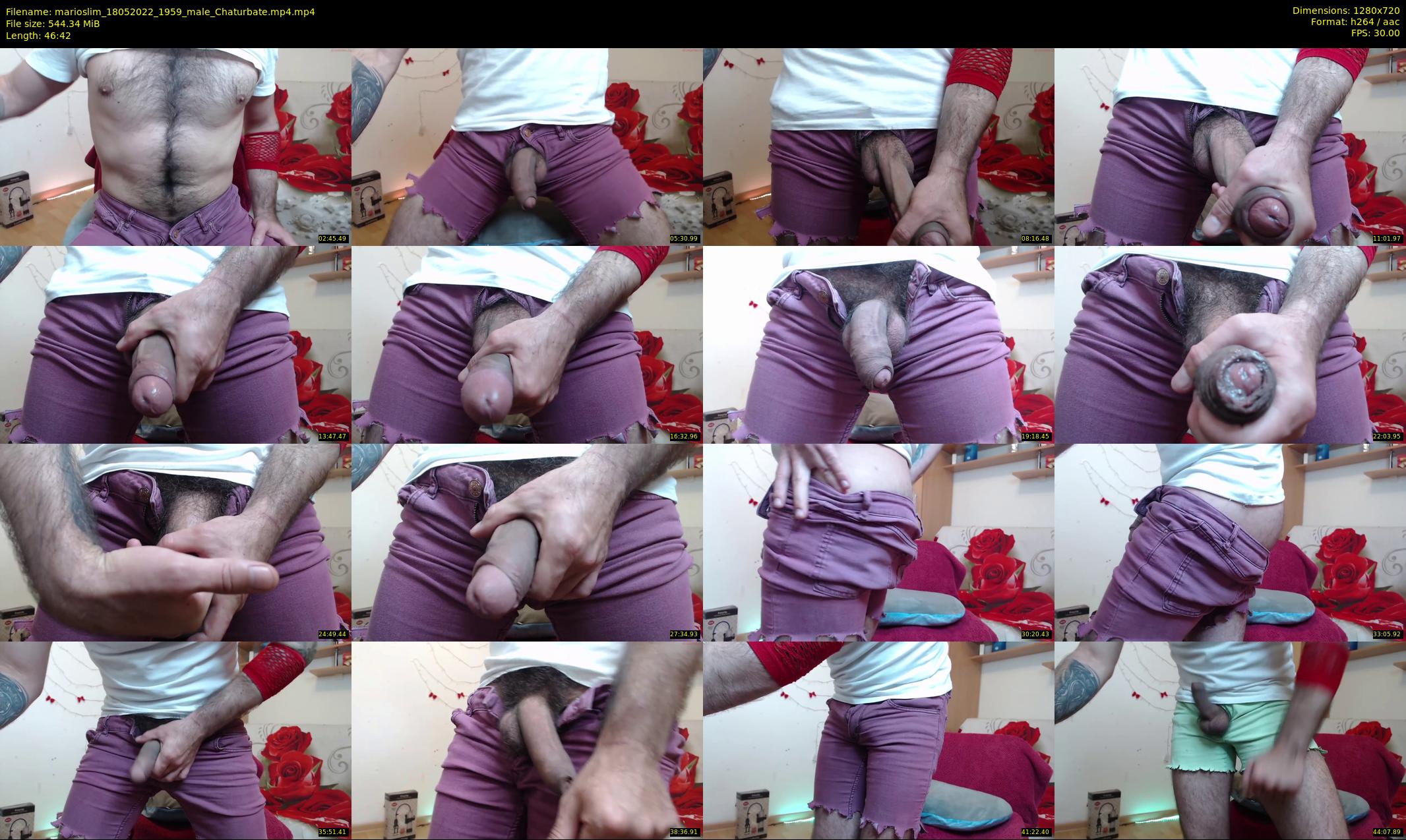 marioslim — 47 minute Chaturbate male cam show recording, 720p, May 18, 2022