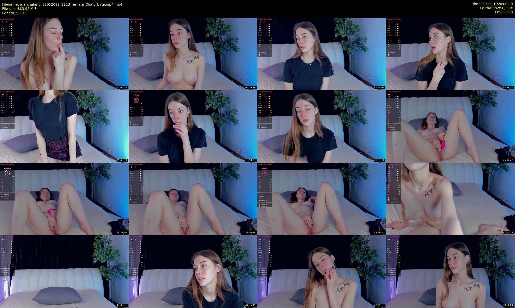 marshalang — 54 minute Chaturbate couple cam show recording, 1080p, May 18, 2022