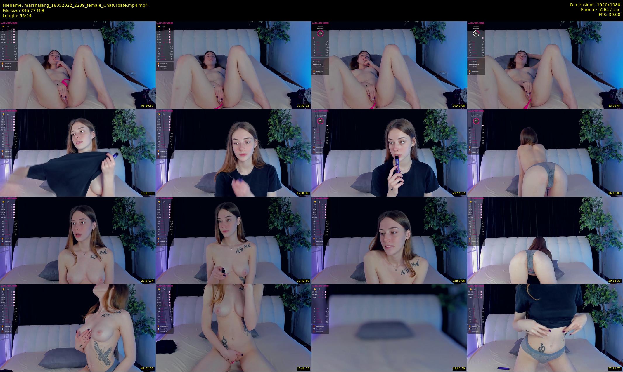 marshalang — 56 minute Chaturbate couple cam show recording, 1080p, May 18, 2022