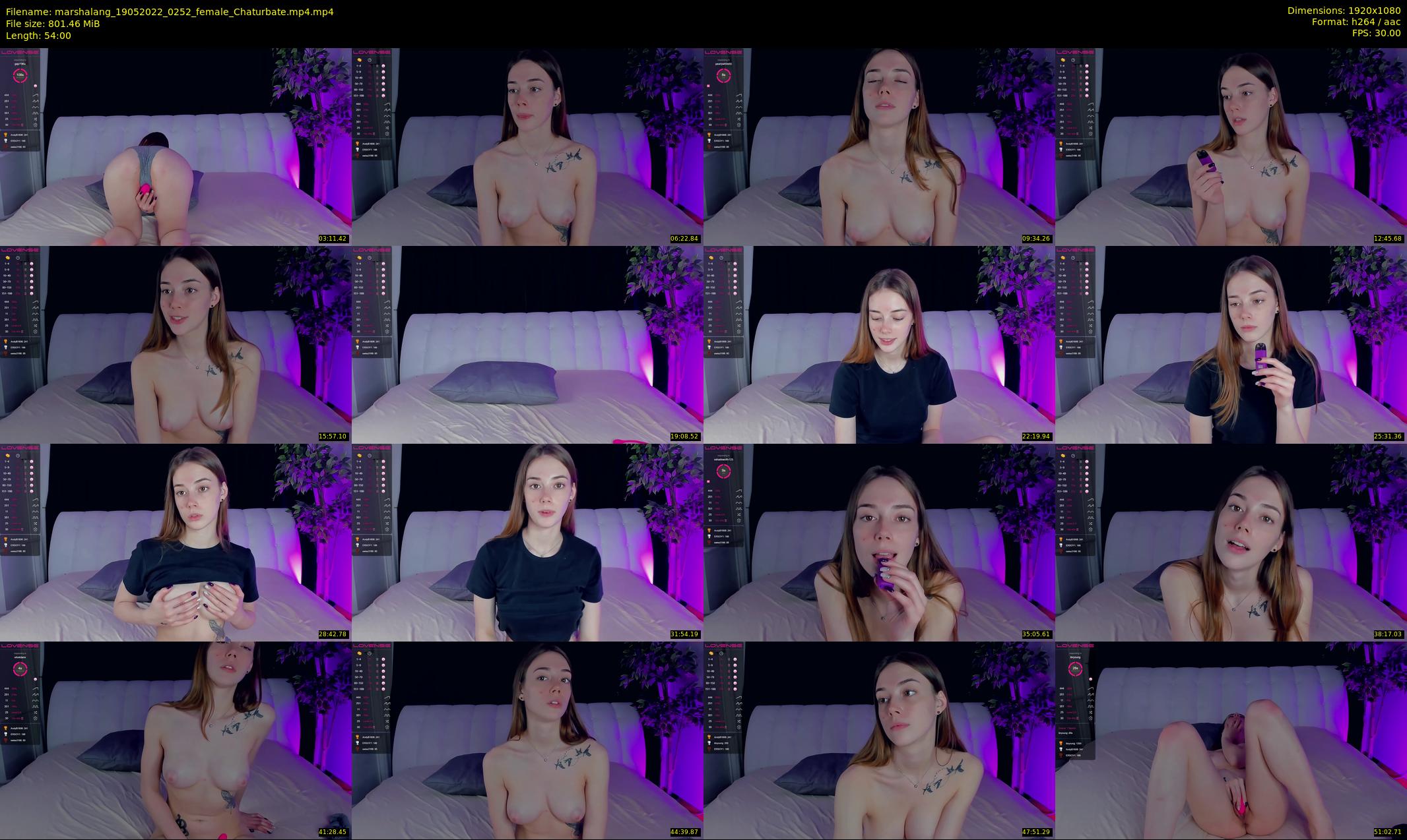 marshalang — 54 minute Chaturbate couple cam show recording, 1080p, May 19, 2022